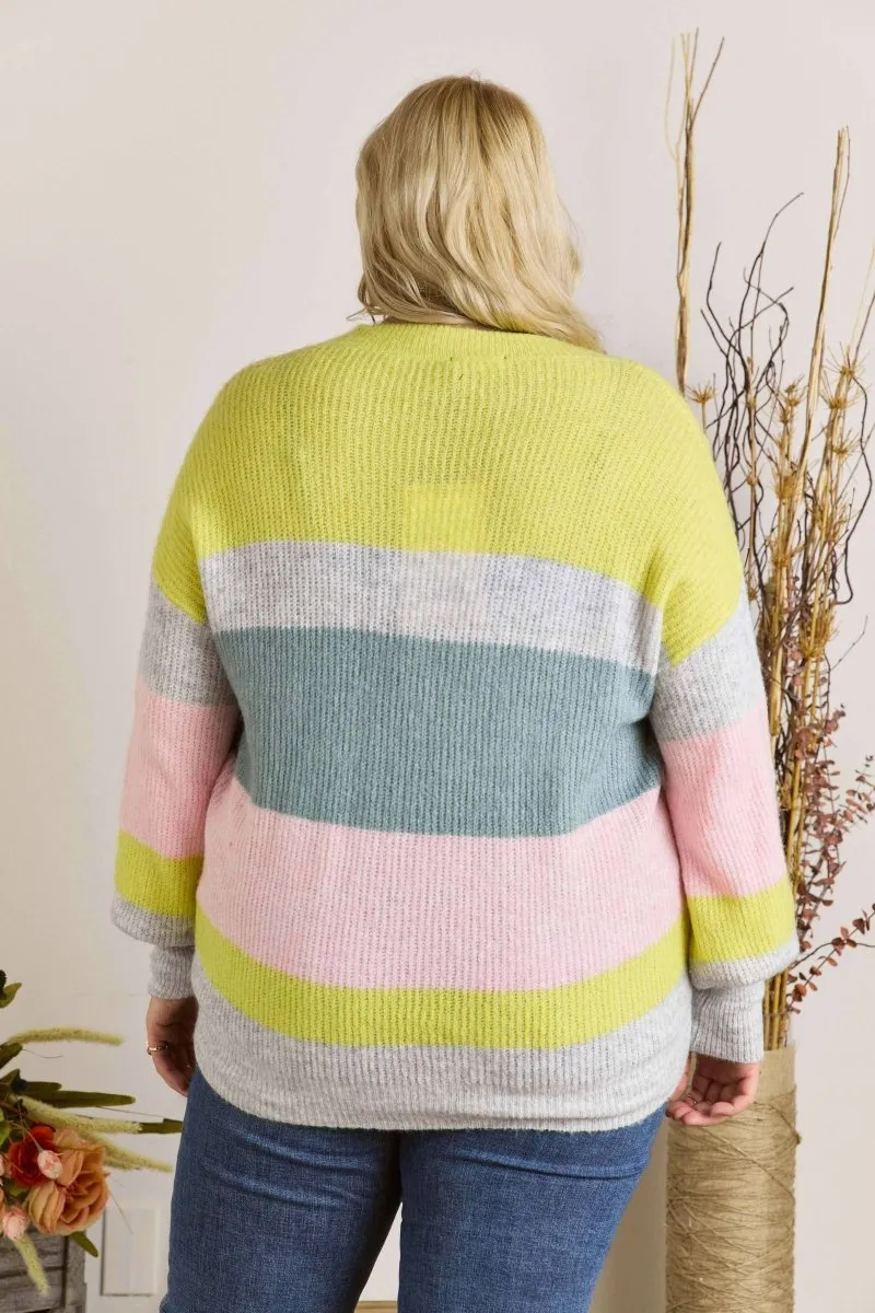 PLUS STRIPE TOP