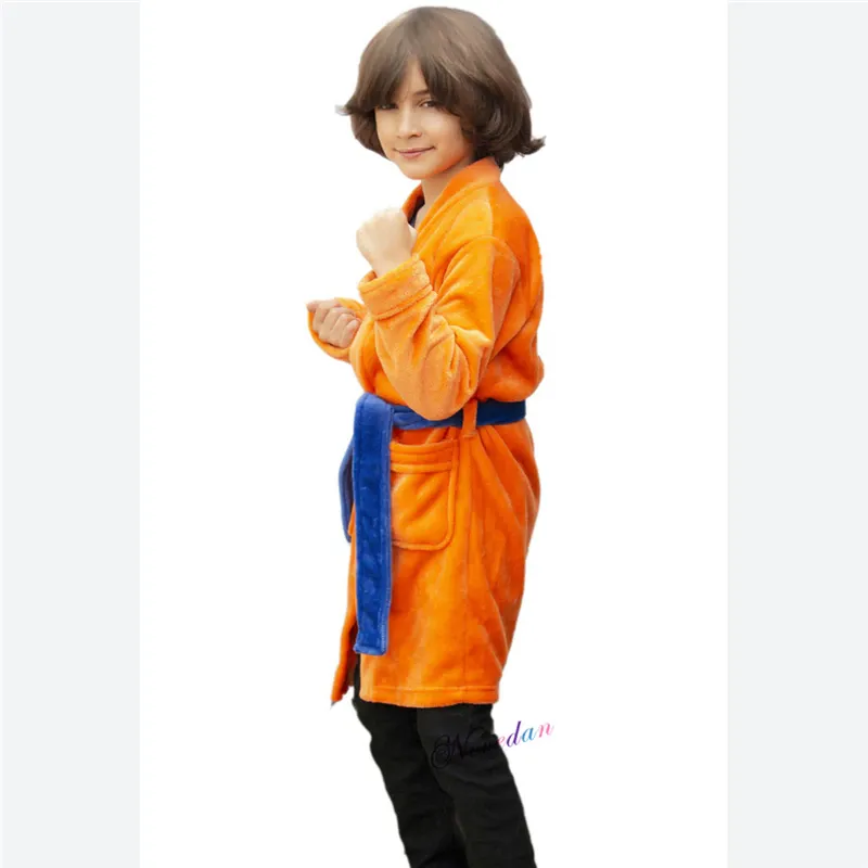 Plush Orange Bathrobe Goku Cosplay Dragon Ball