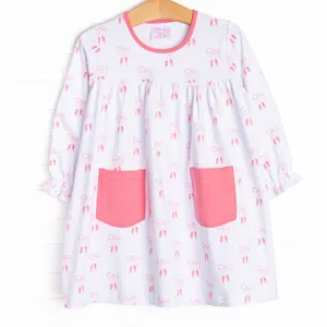 Pointe Practice Pocket Dress, Pink