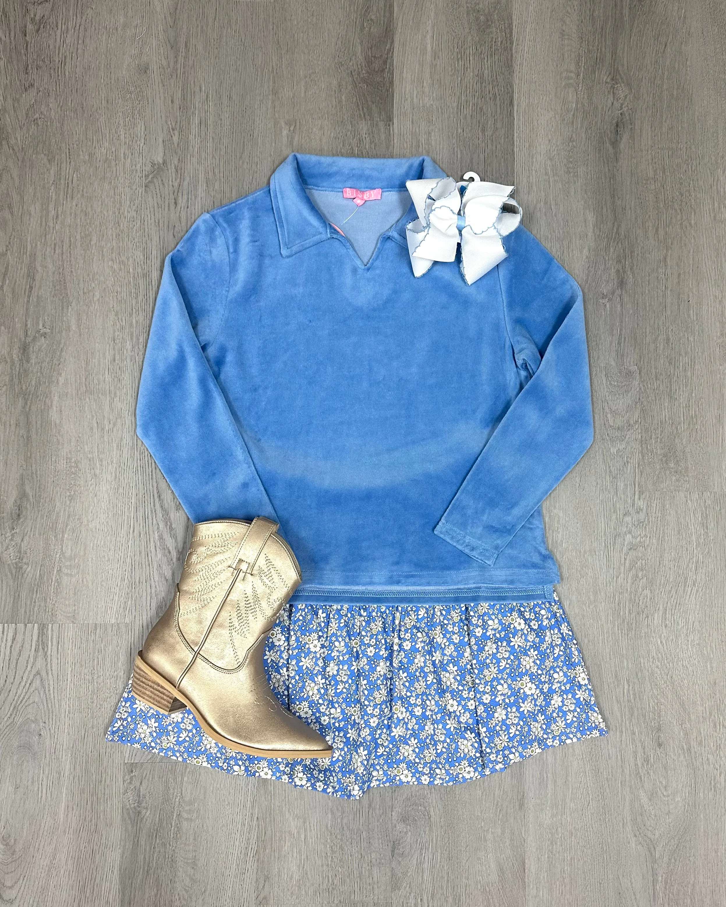 Polo Pullover - French Blue