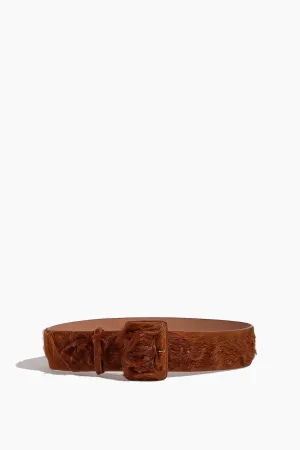 Ponyhair Belt in Brown