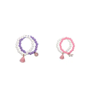 Pretty Pastel Soft Touch Bracelets for Kids, Assortment, 2 Count