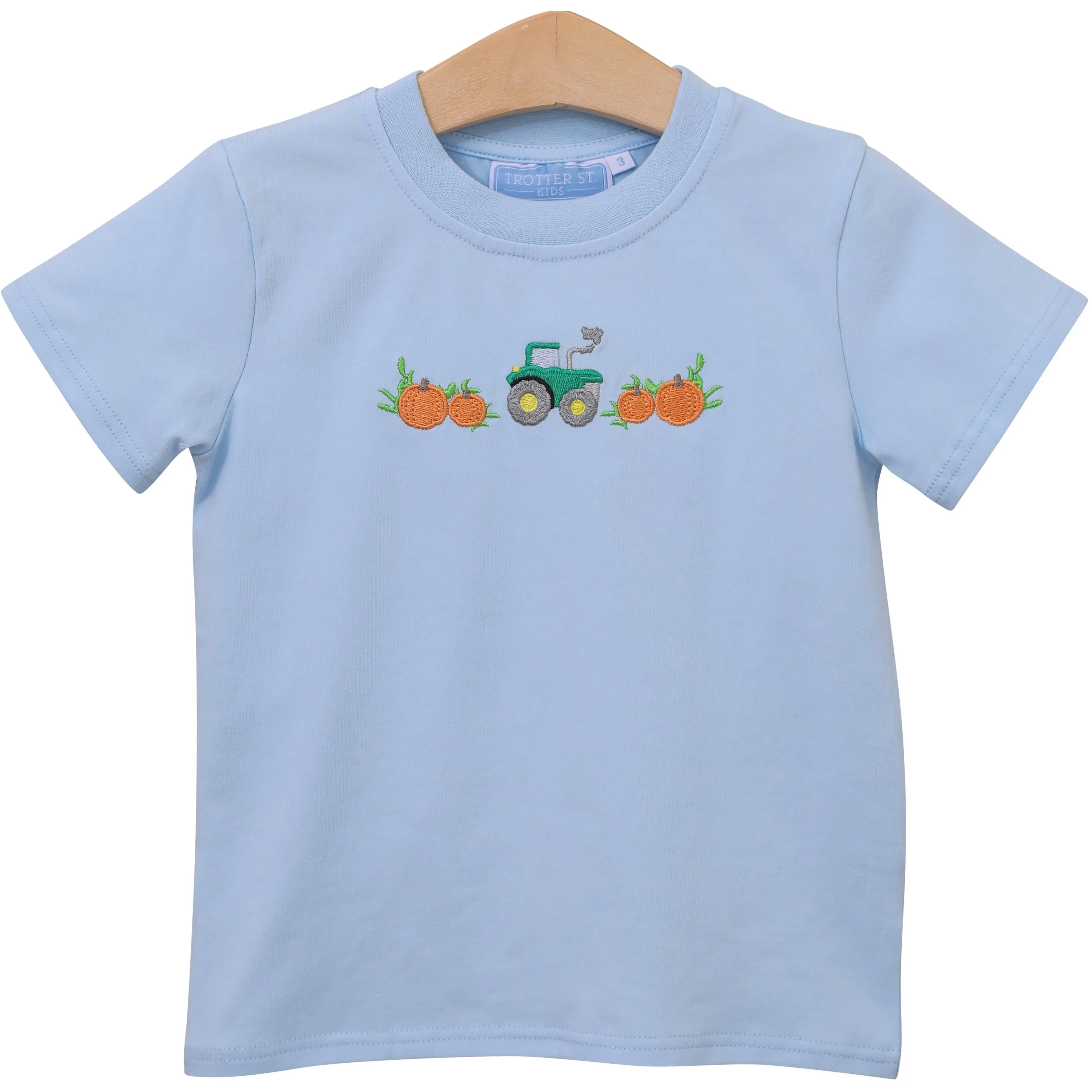 Pumpkin Embroidery Shirt