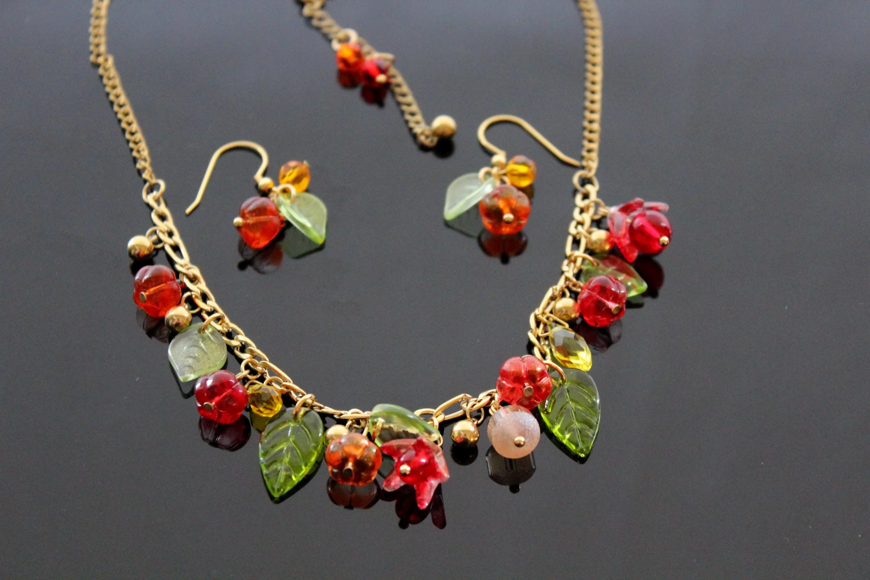 Pumpkin jewelry set