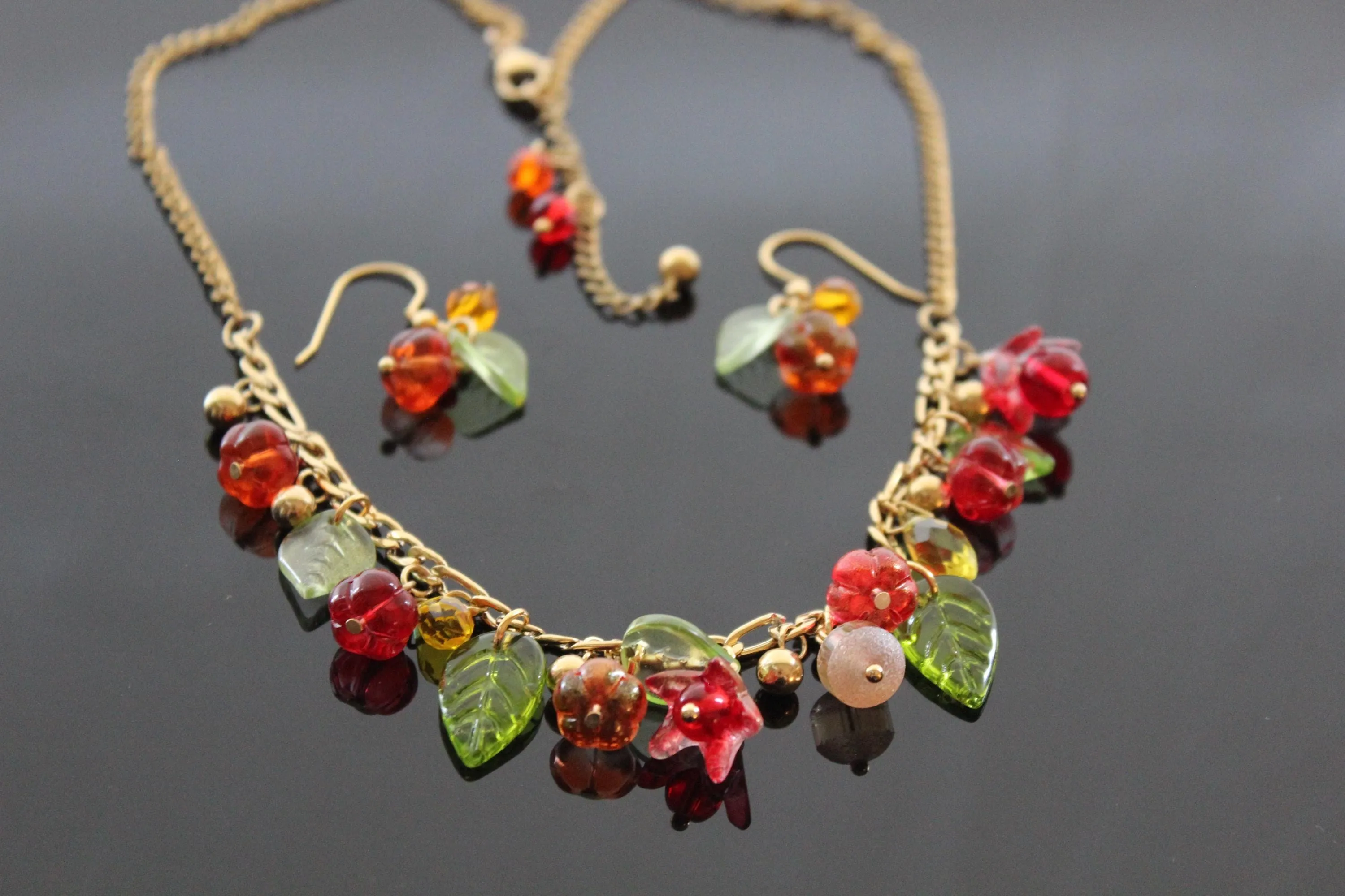 Pumpkin jewelry set