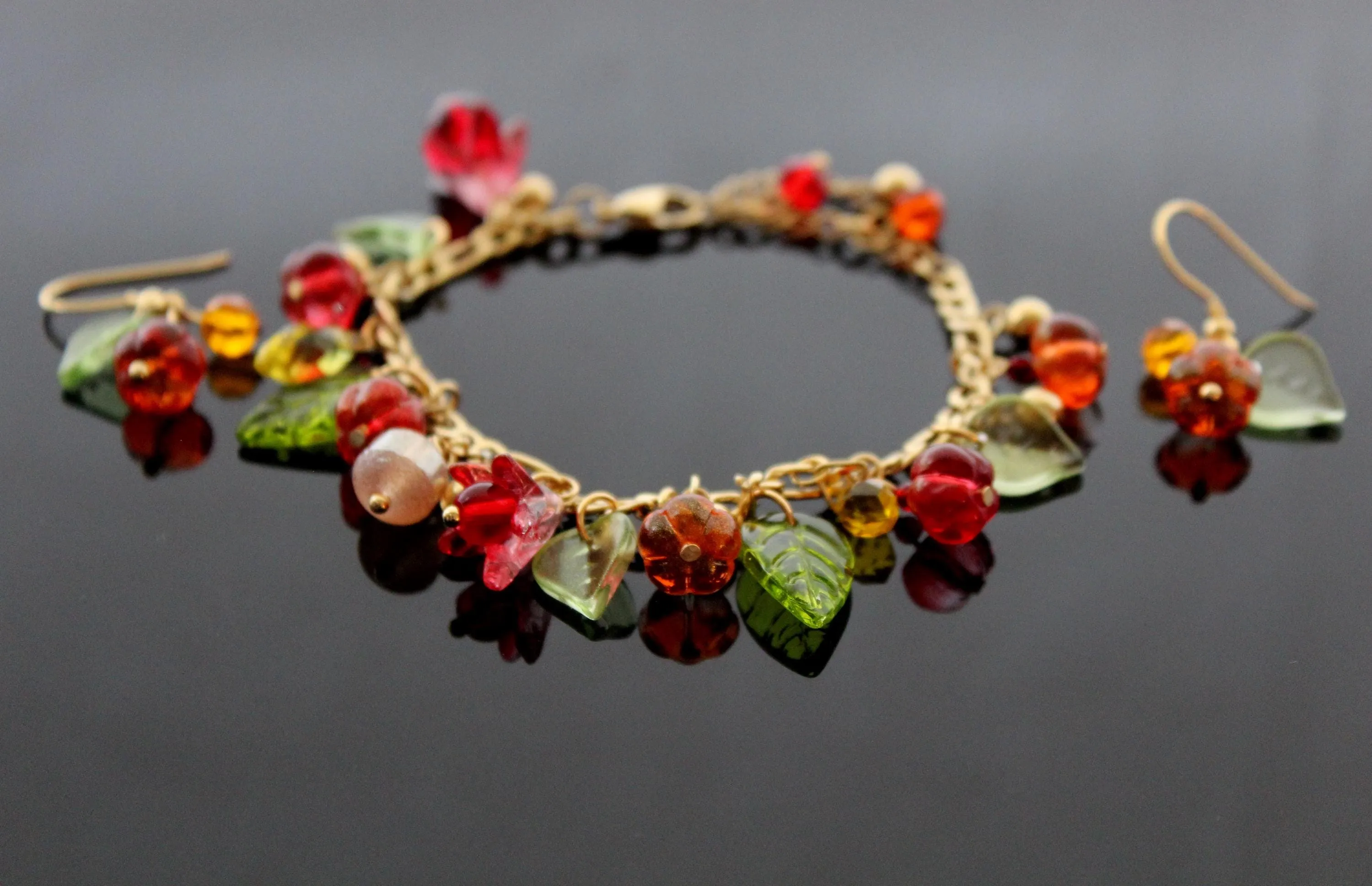 Pumpkin jewelry set
