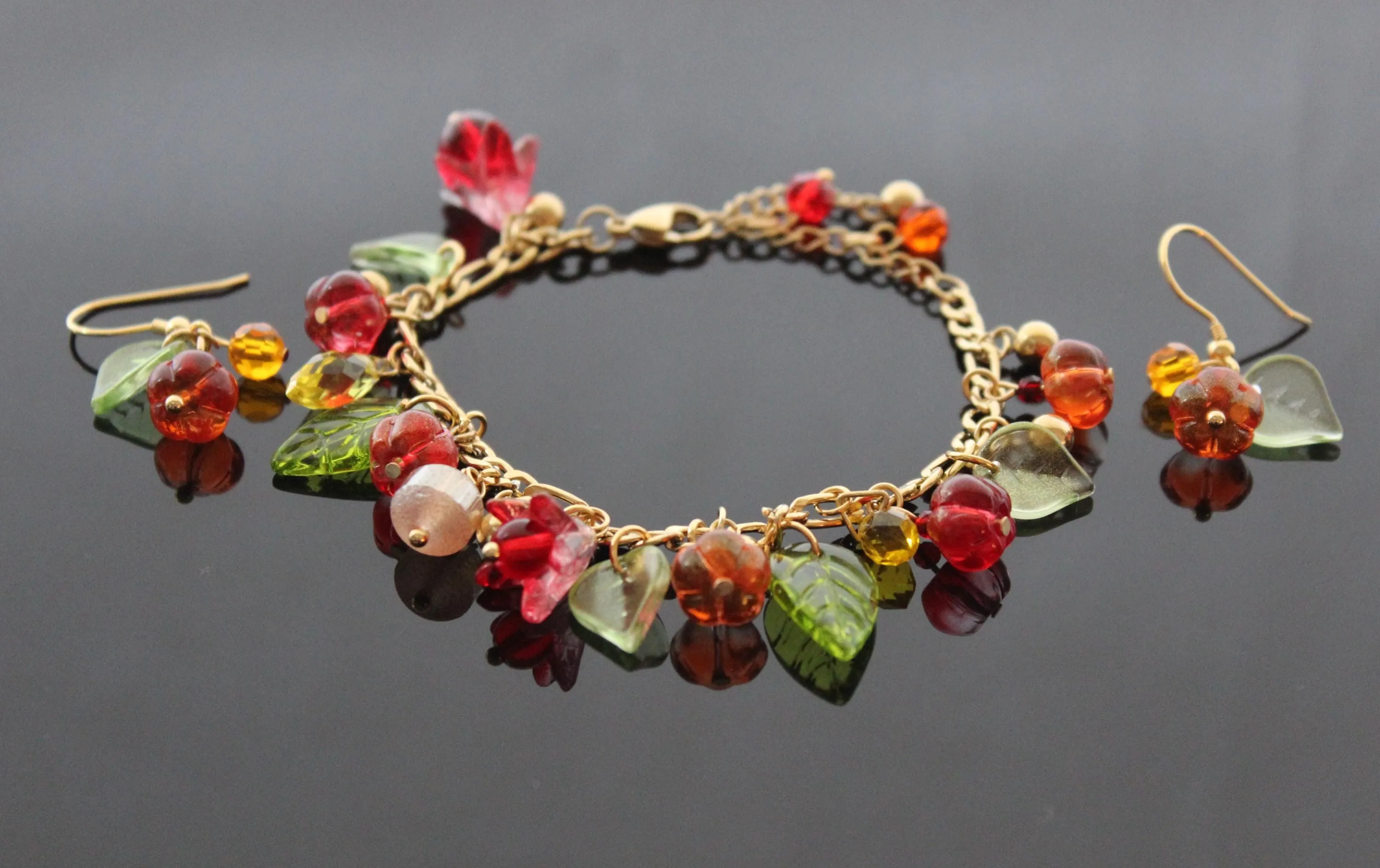 Pumpkin jewelry set