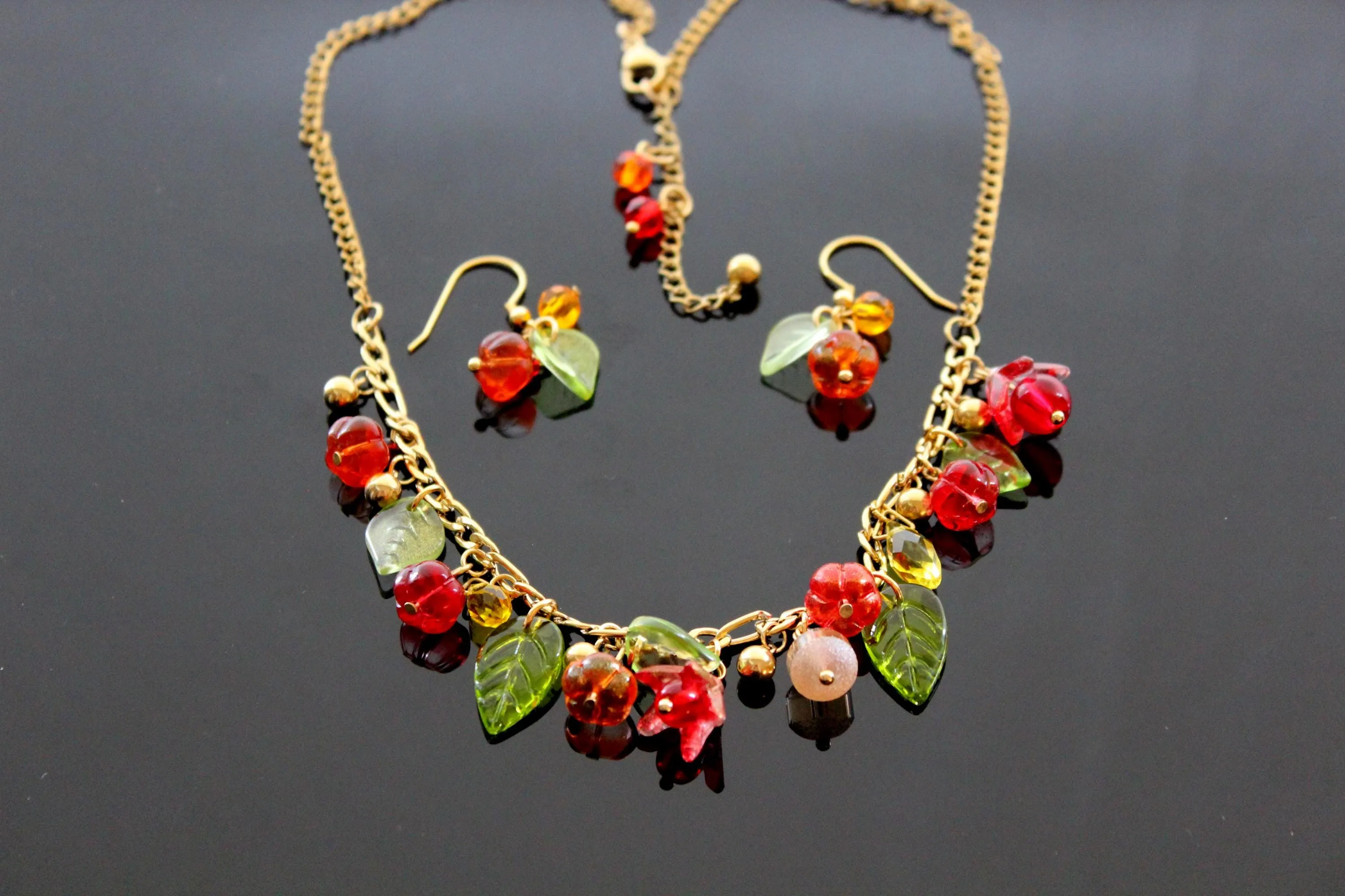 Pumpkin jewelry set