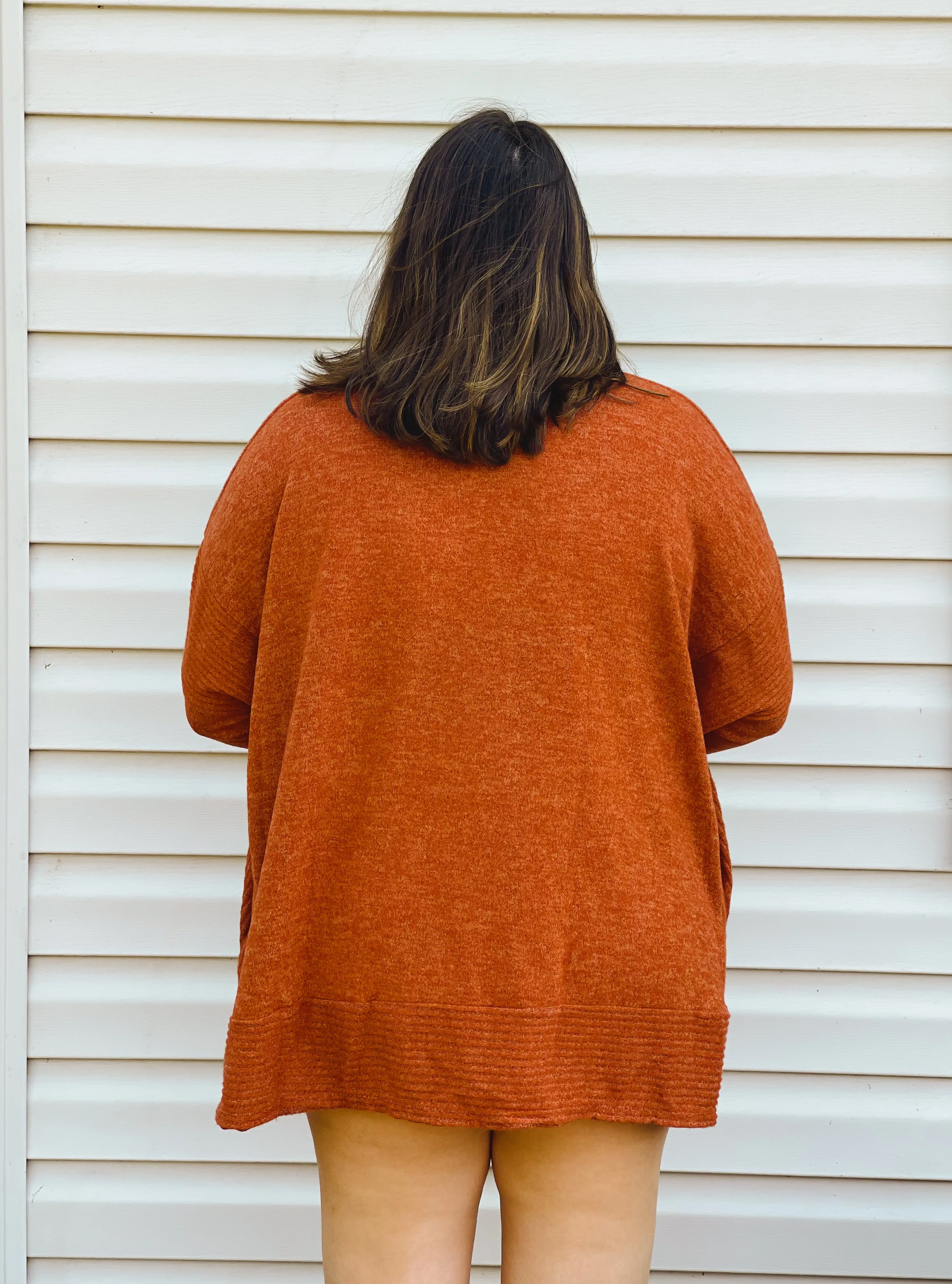 Pumpkin Patch Soft High-Low Sweater
