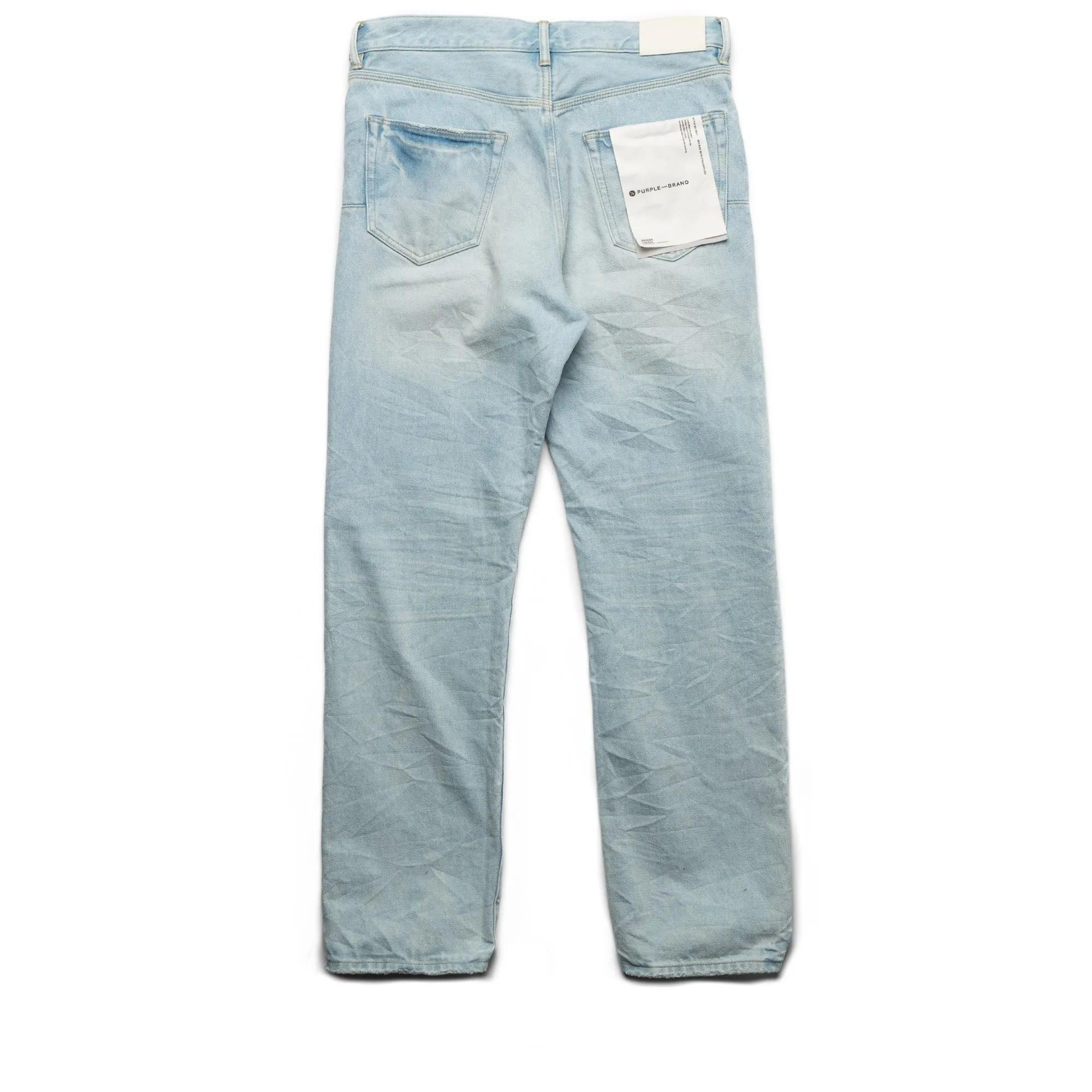 Purple Brand Mid Rise Straight Leg Jean - Sun Faded Icy Indigo