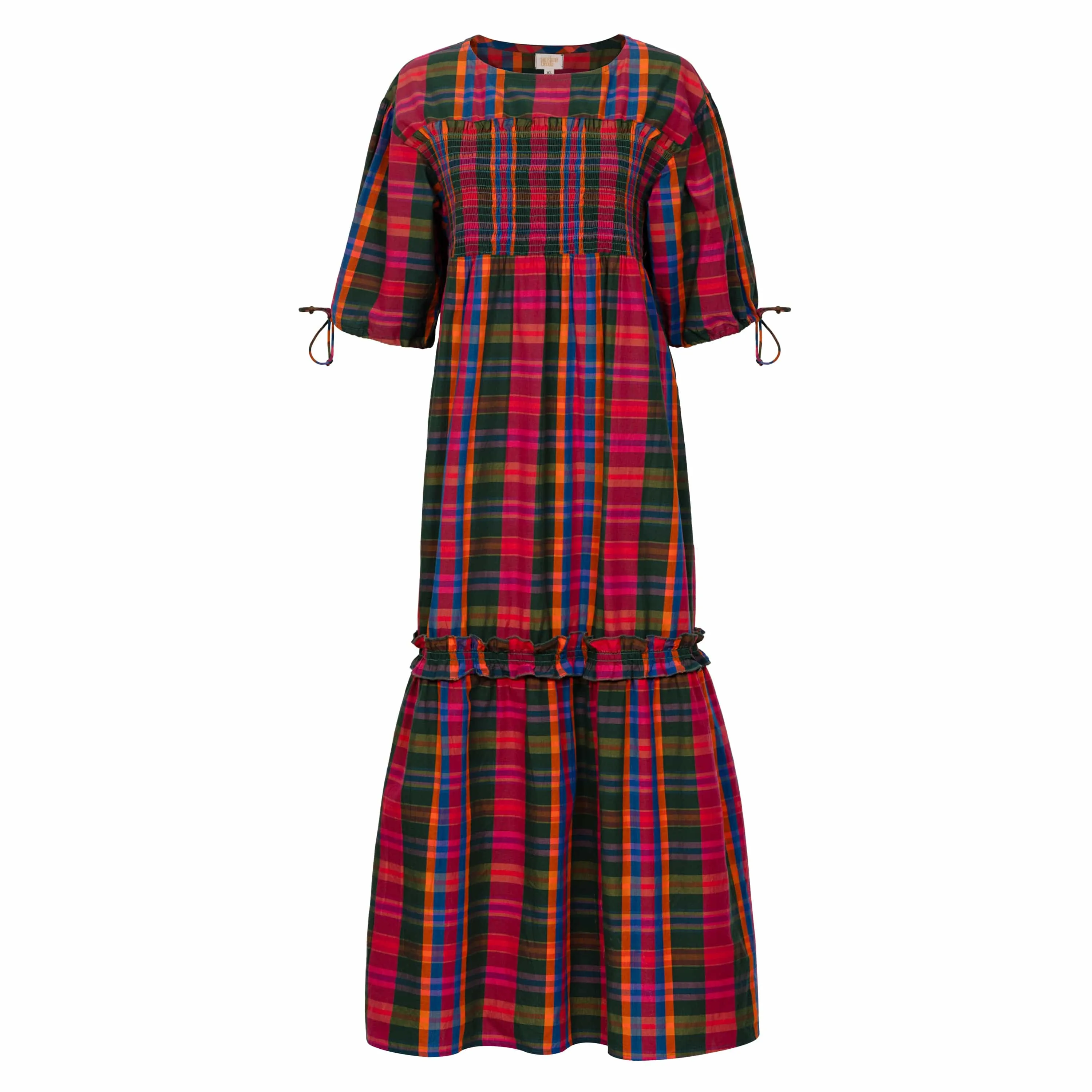 Que Paso Plaid Katrin Dress