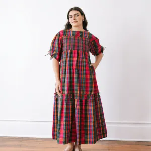 Que Paso Plaid Katrin Dress