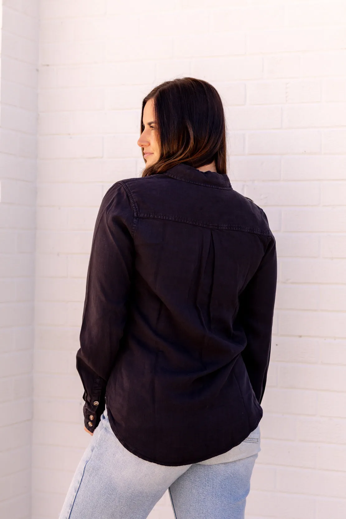 Radelyn Button Up Shirt | Black