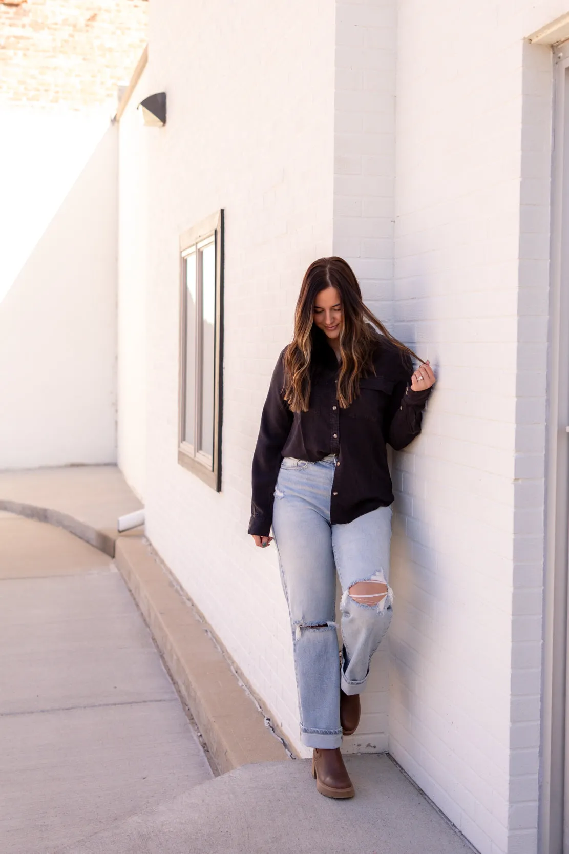 Radelyn Button Up Shirt | Black