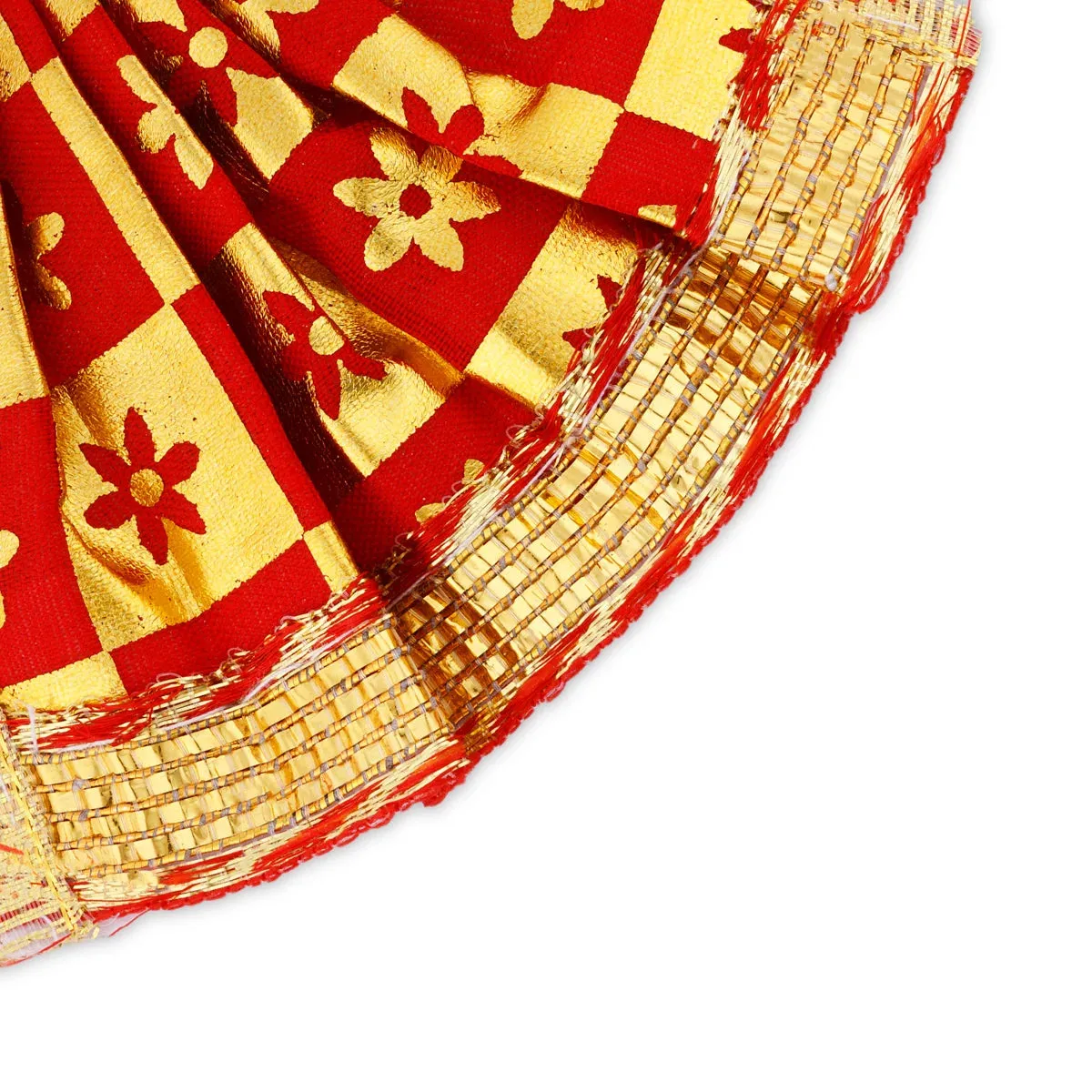 Radha Krishna Dress Set - 3 Inches | Radha Krishna Poshak/ Krishna And Radha Dress for Deity