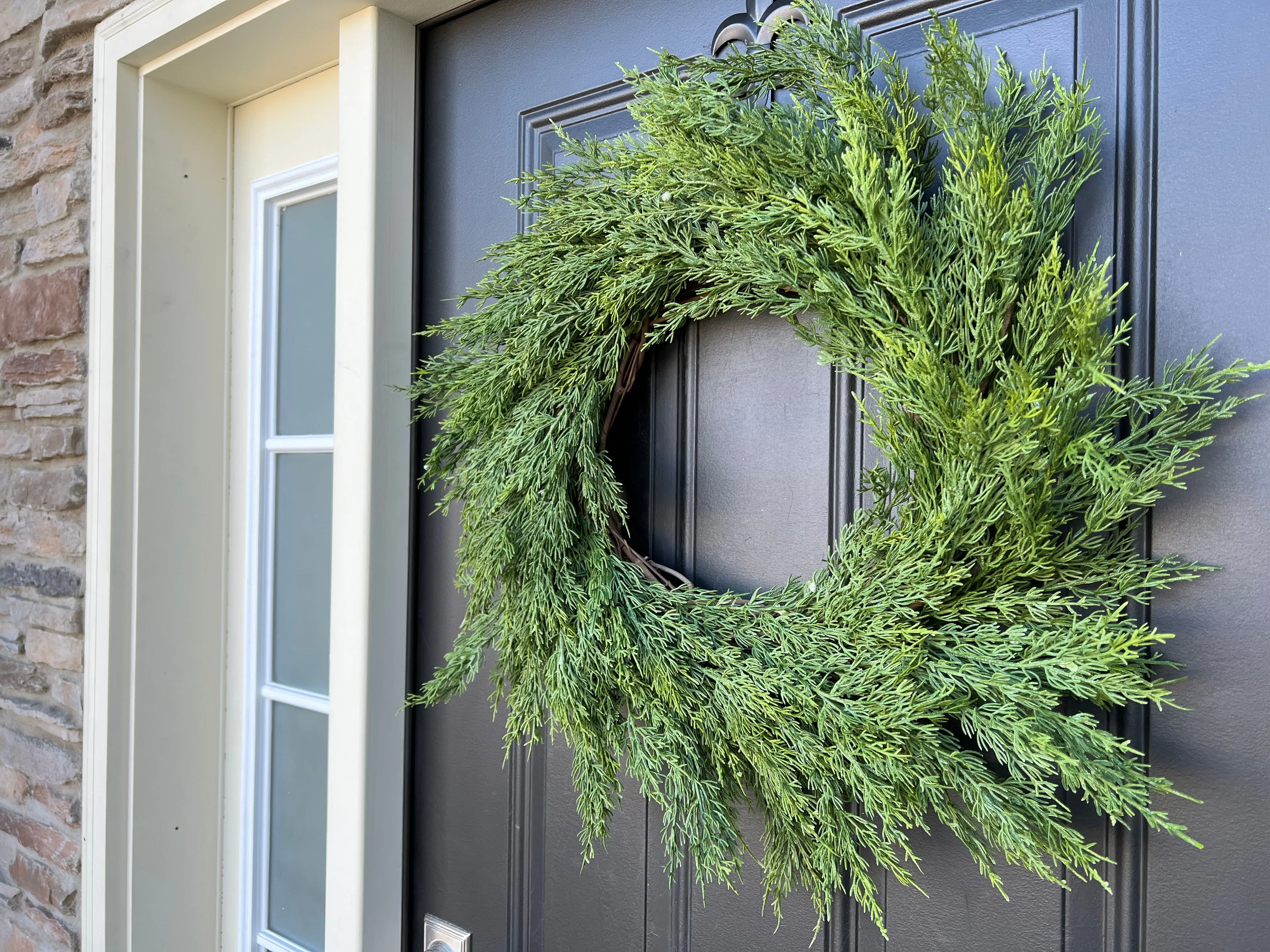 Real Touch Cedar Wreath