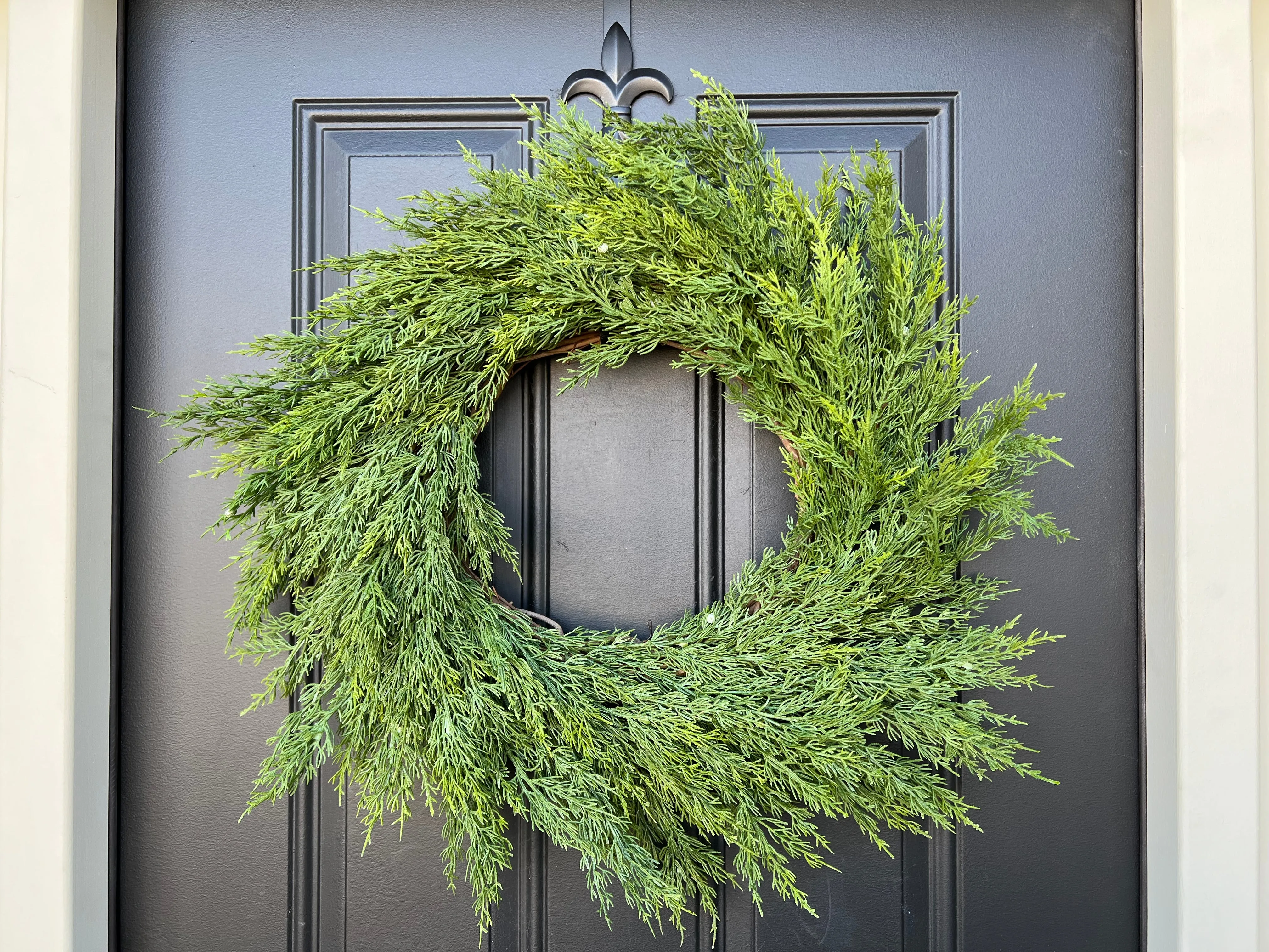 Real Touch Cedar Wreath