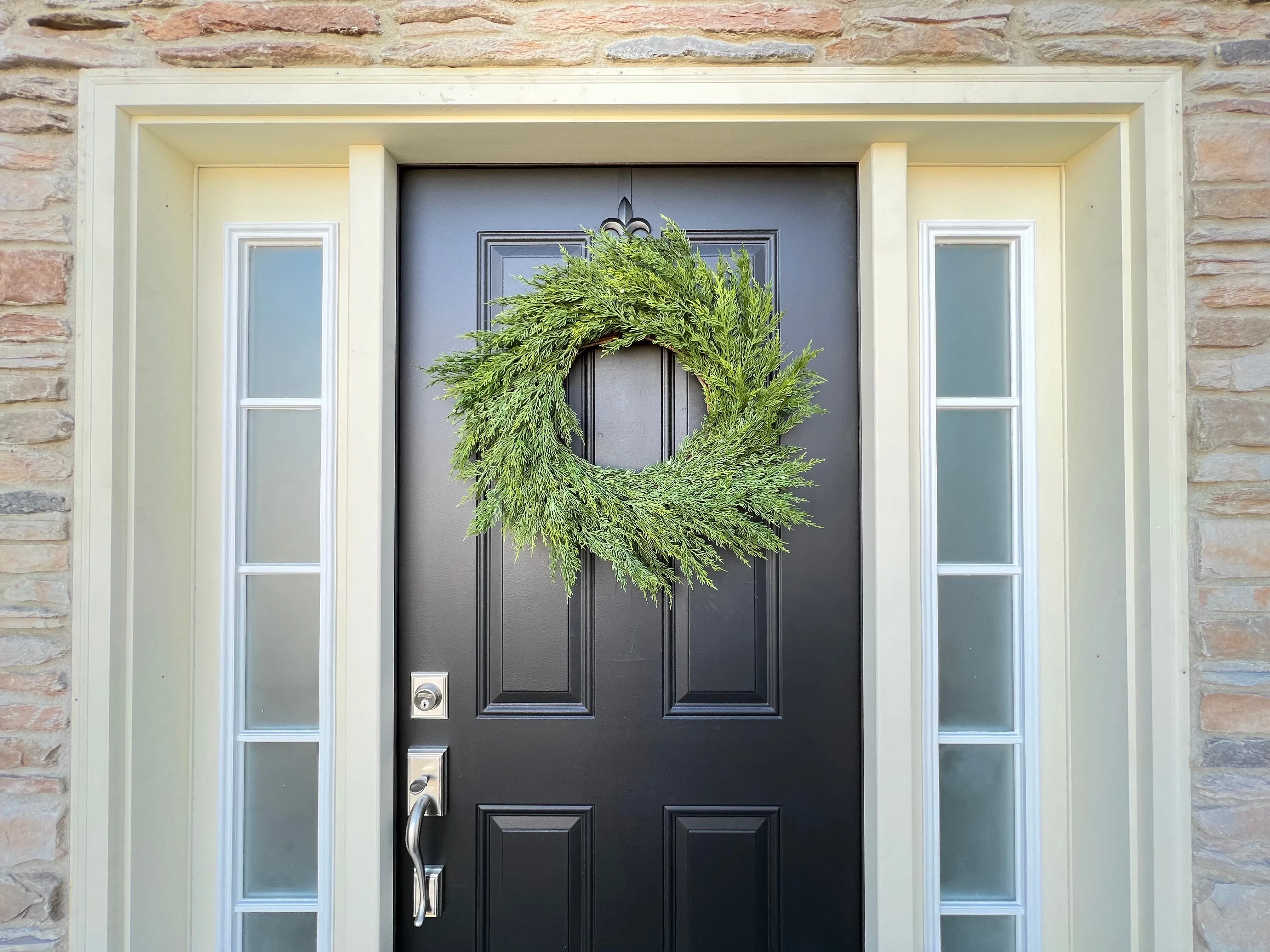 Real Touch Cedar Wreath