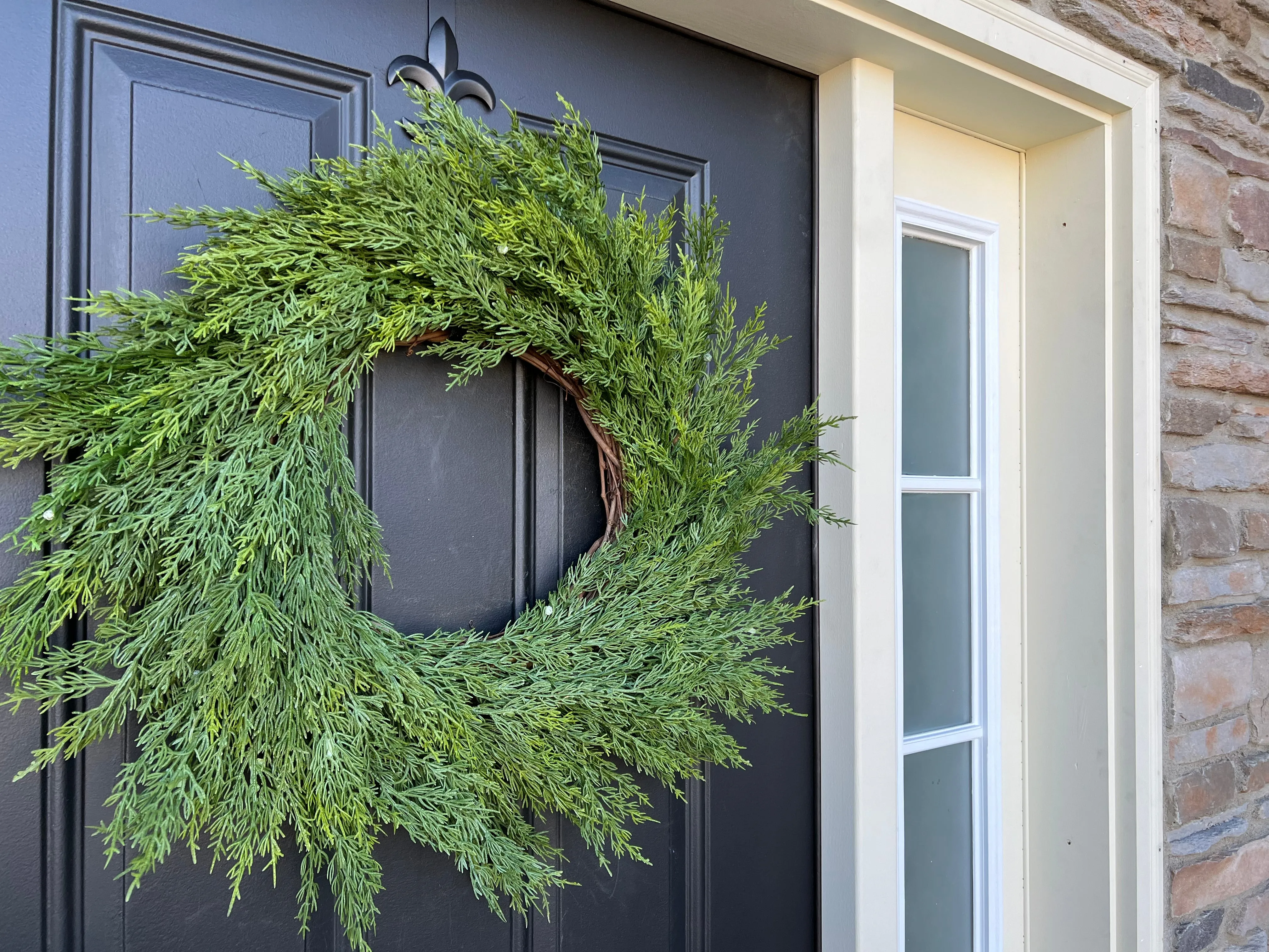 Real Touch Cedar Wreath