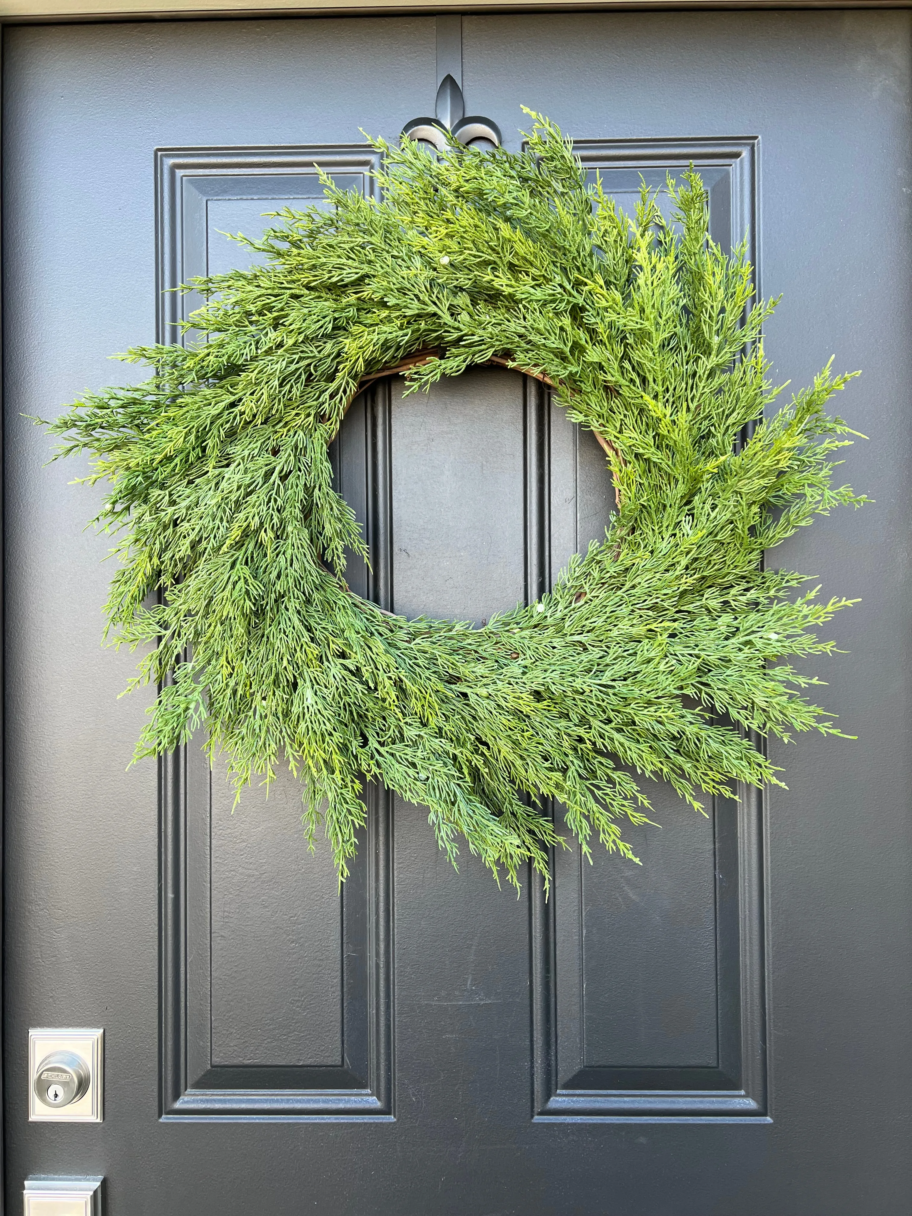 Real Touch Cedar Wreath