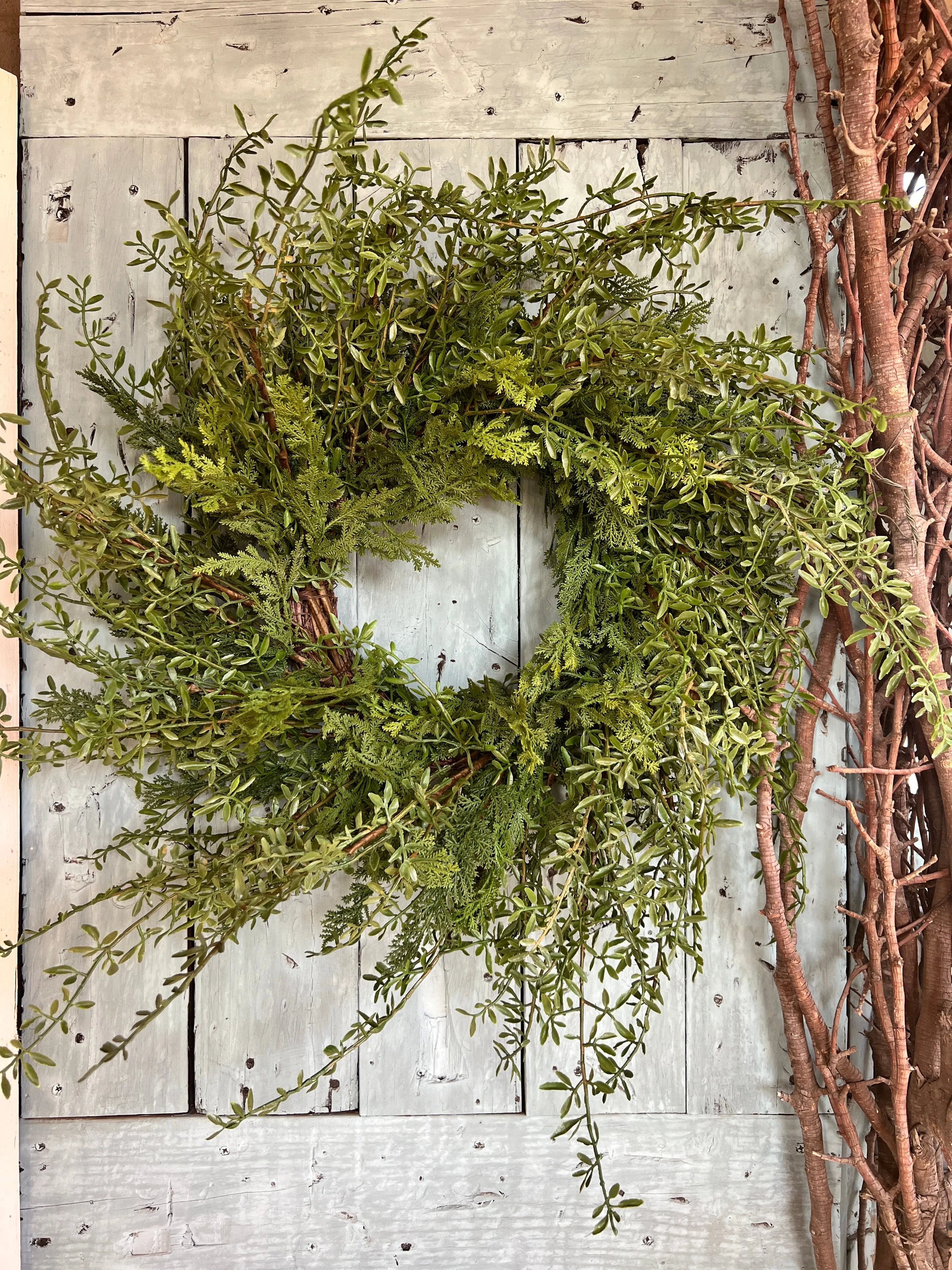 Real touch Rosemary wreath