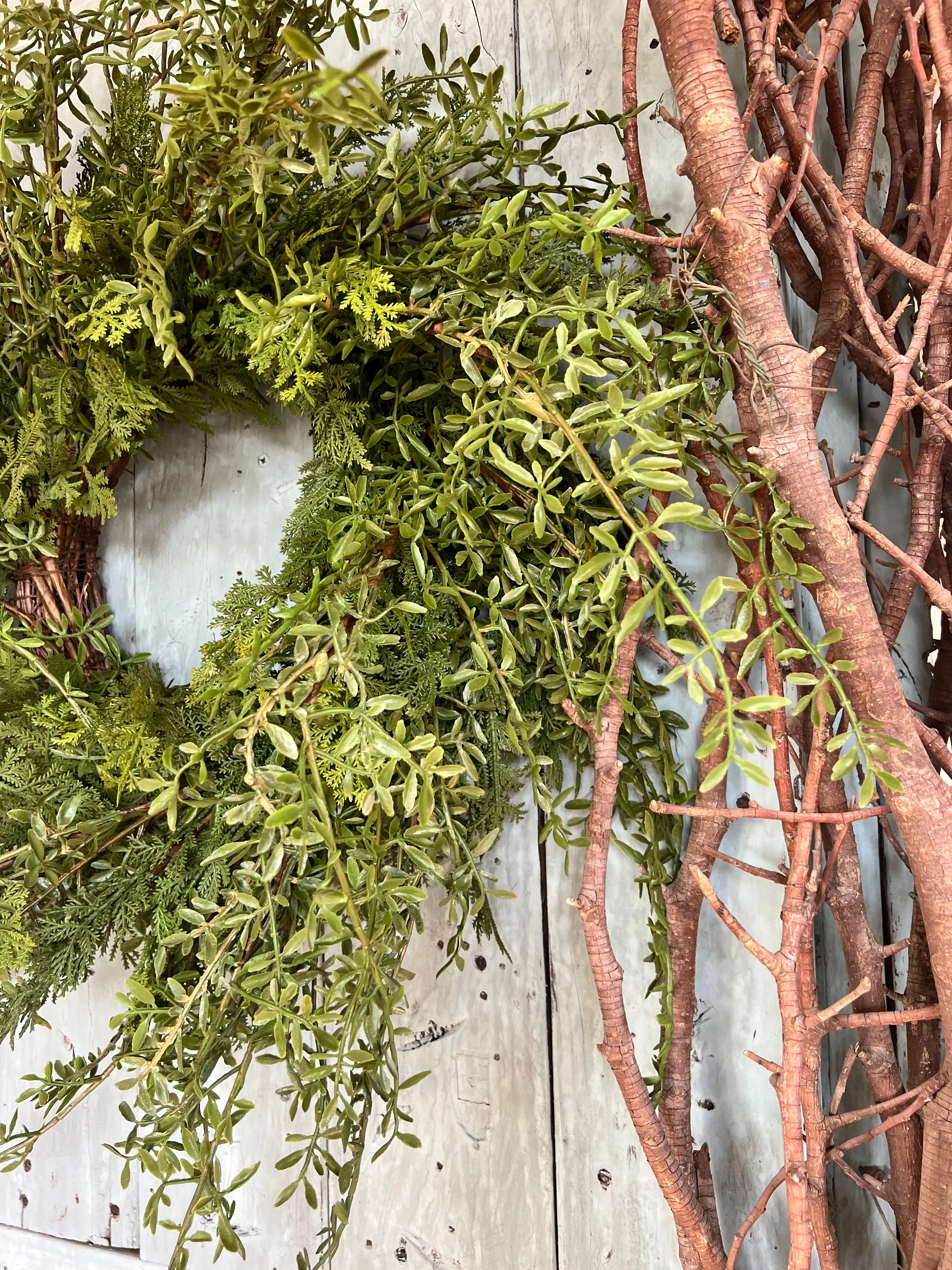 Real touch Rosemary wreath
