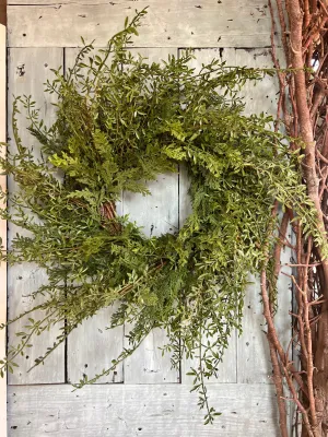 Real touch Rosemary wreath