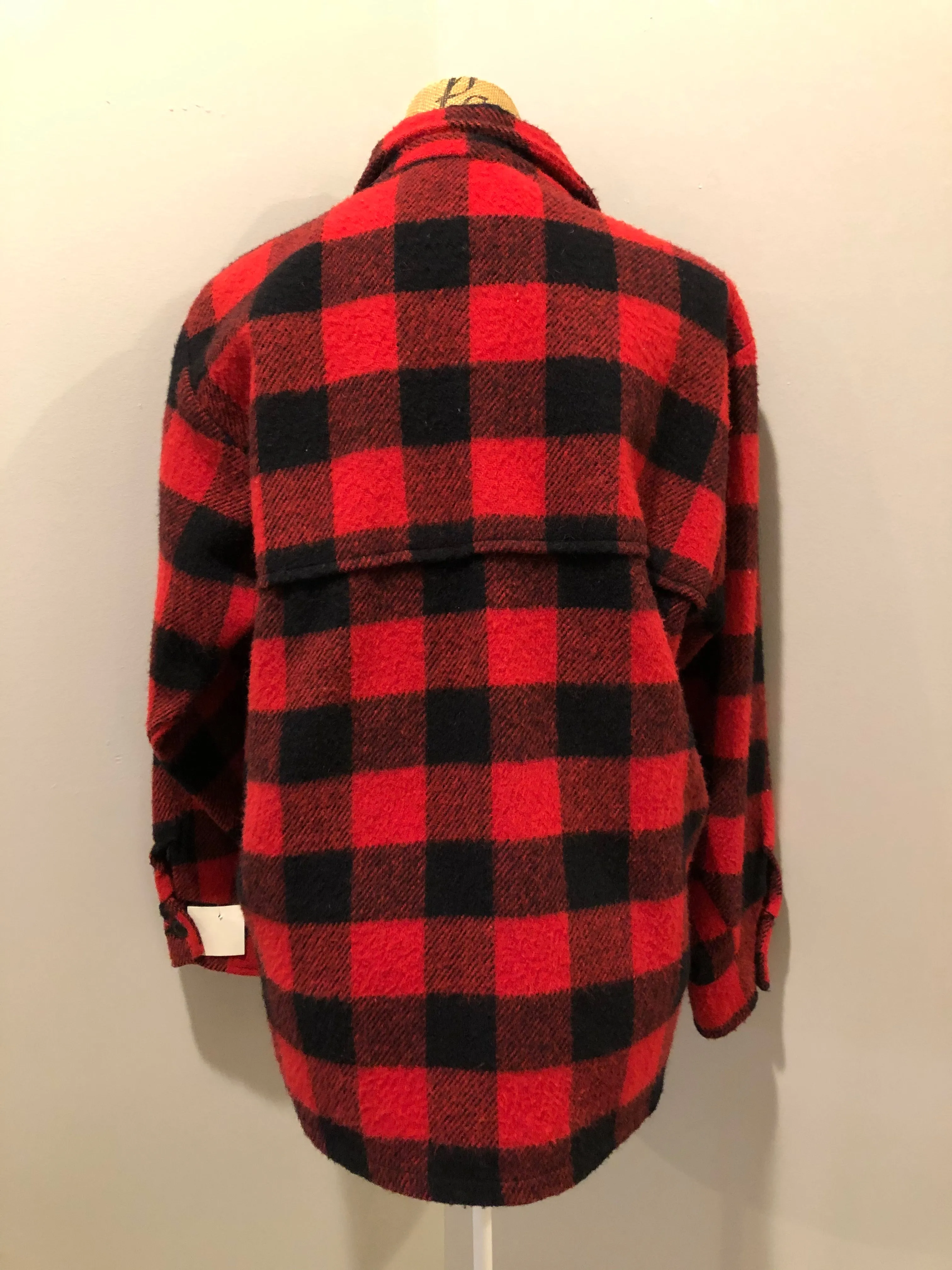 Red Plaid Lumberjack Shirt, SOLD
