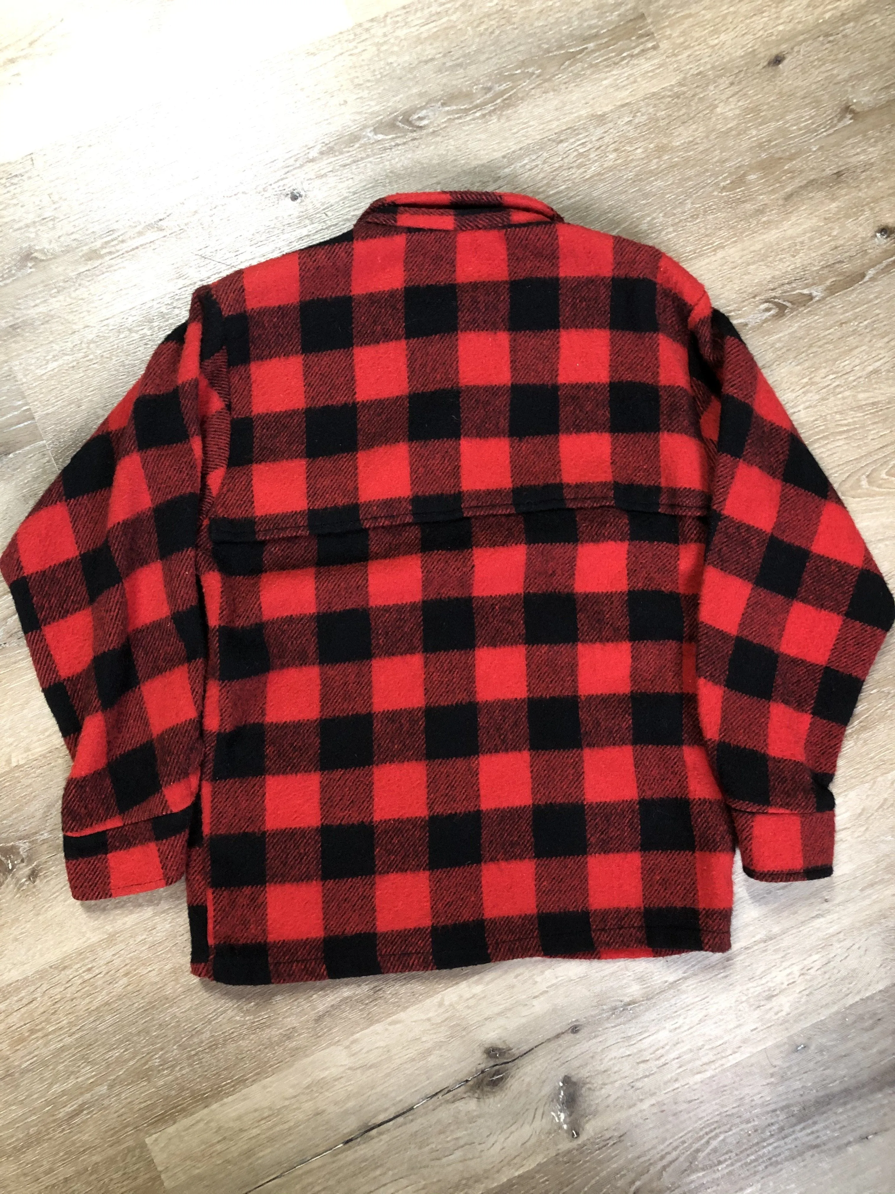 Red Plaid Lumberjack Shirt, SOLD