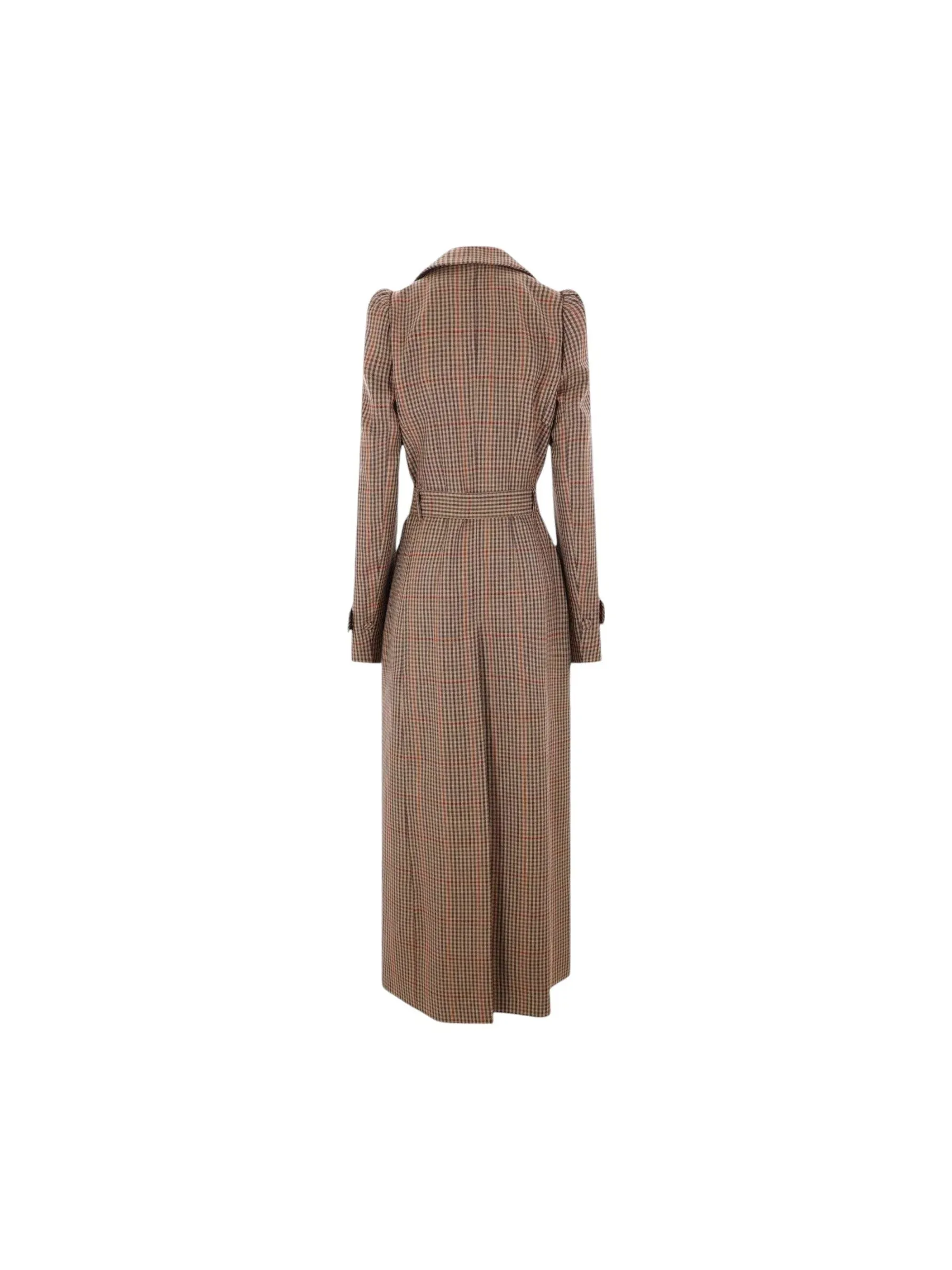 Remis Check Wool Coat