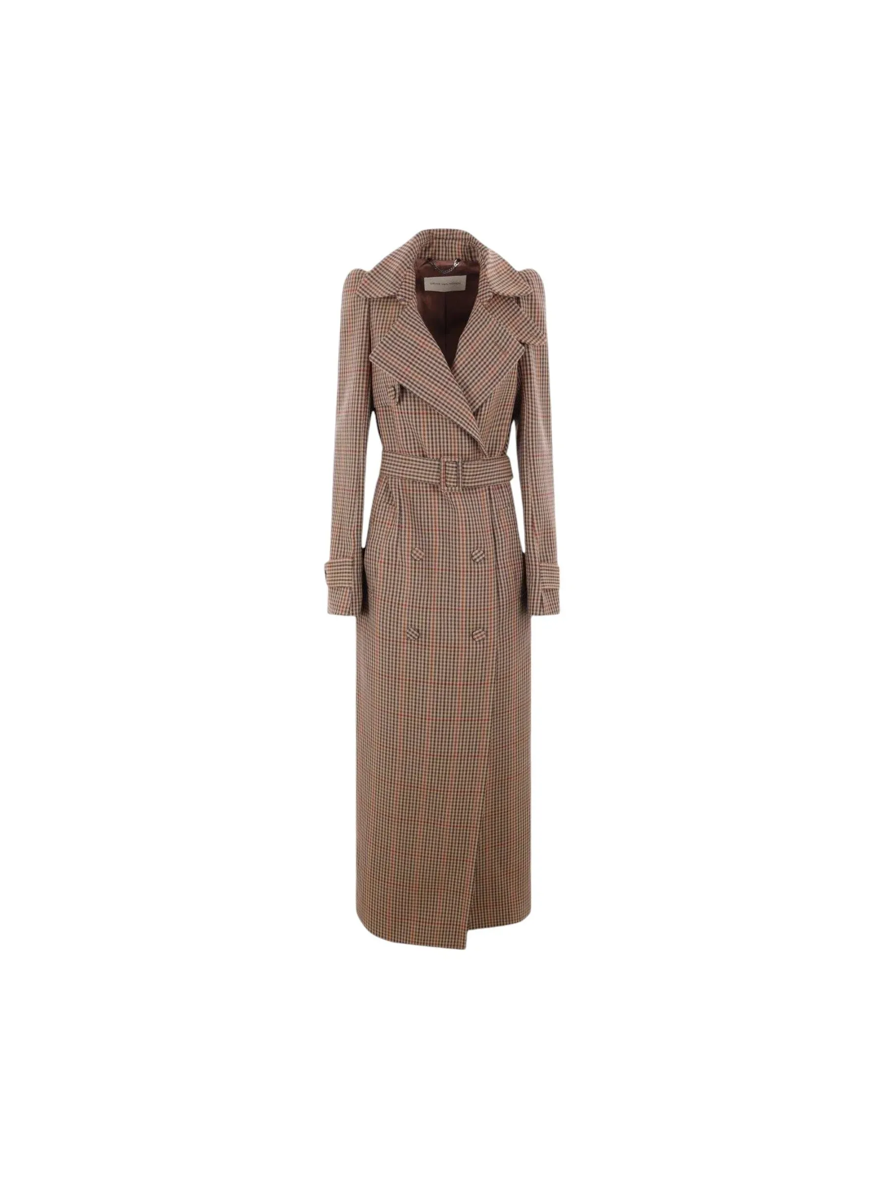 Remis Check Wool Coat