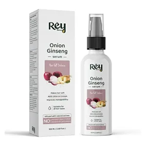 Rey Naturals Onion Ginseng Conditioner for Hair fall Defense | With Natural Actives | Paraben and Sulphate Free | For Deep Conditioning & Healthy Hair | 250 ML
