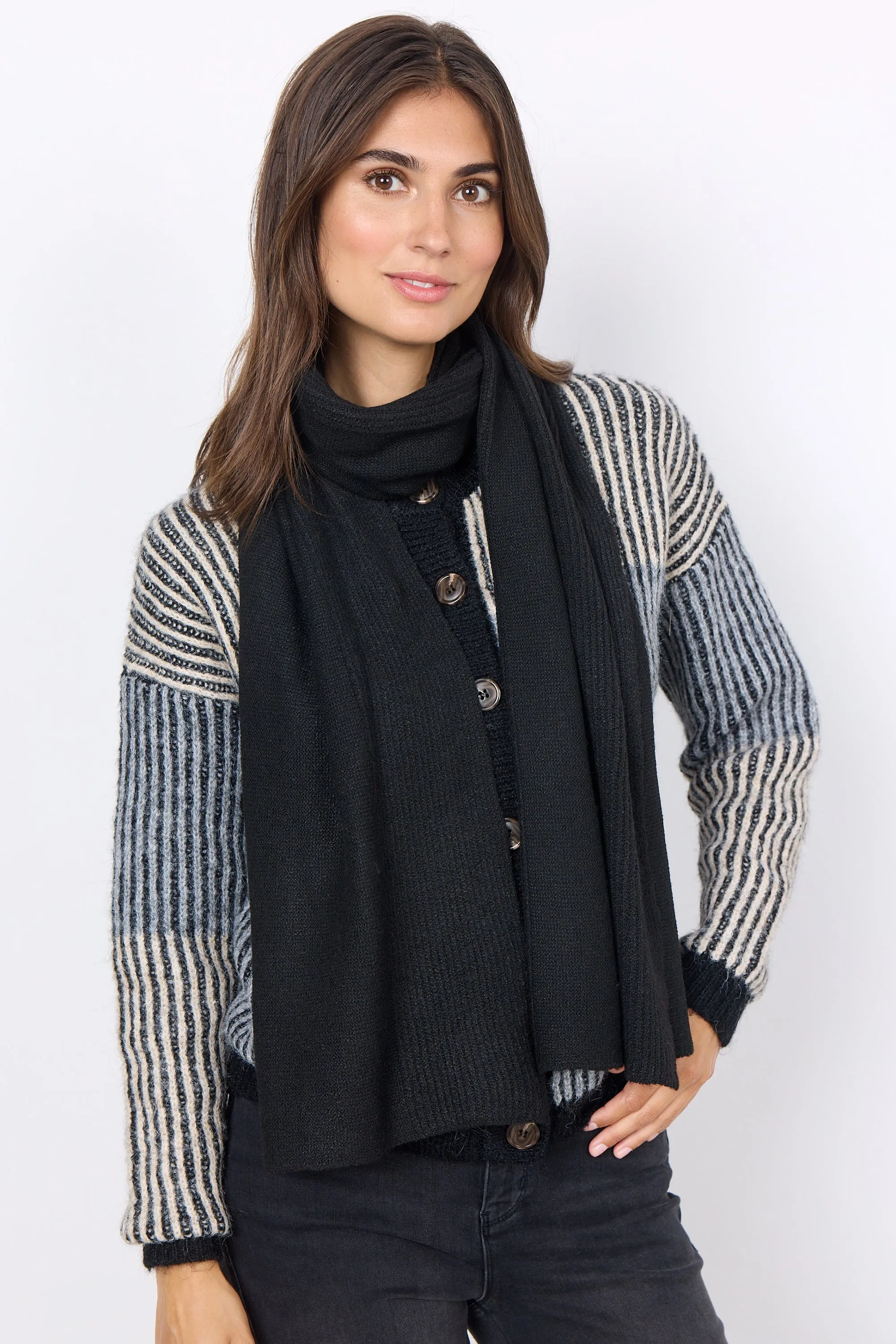RIBBED SCARF