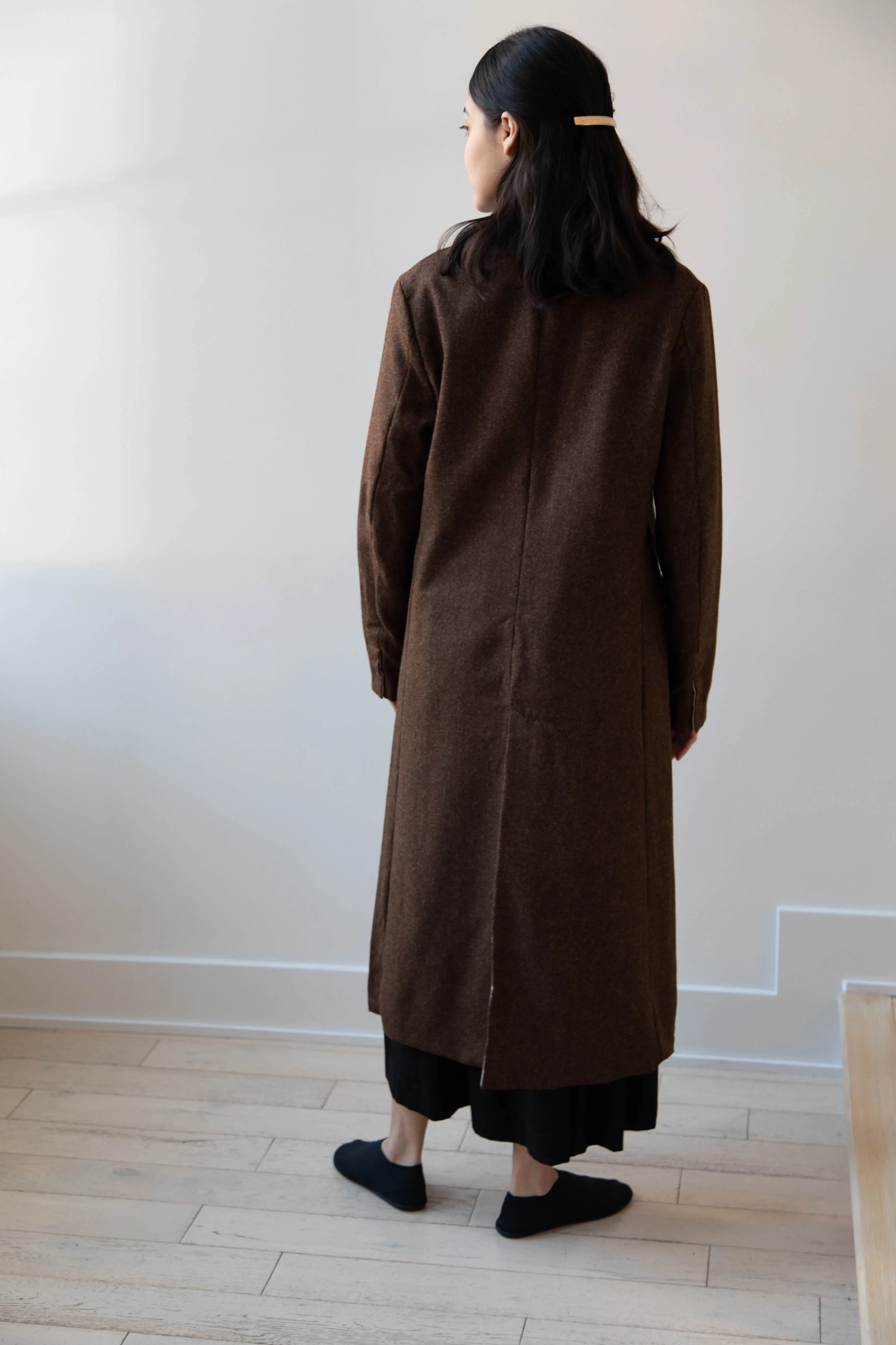 Risa Nakamura | Coat F in Chetsnut Brown