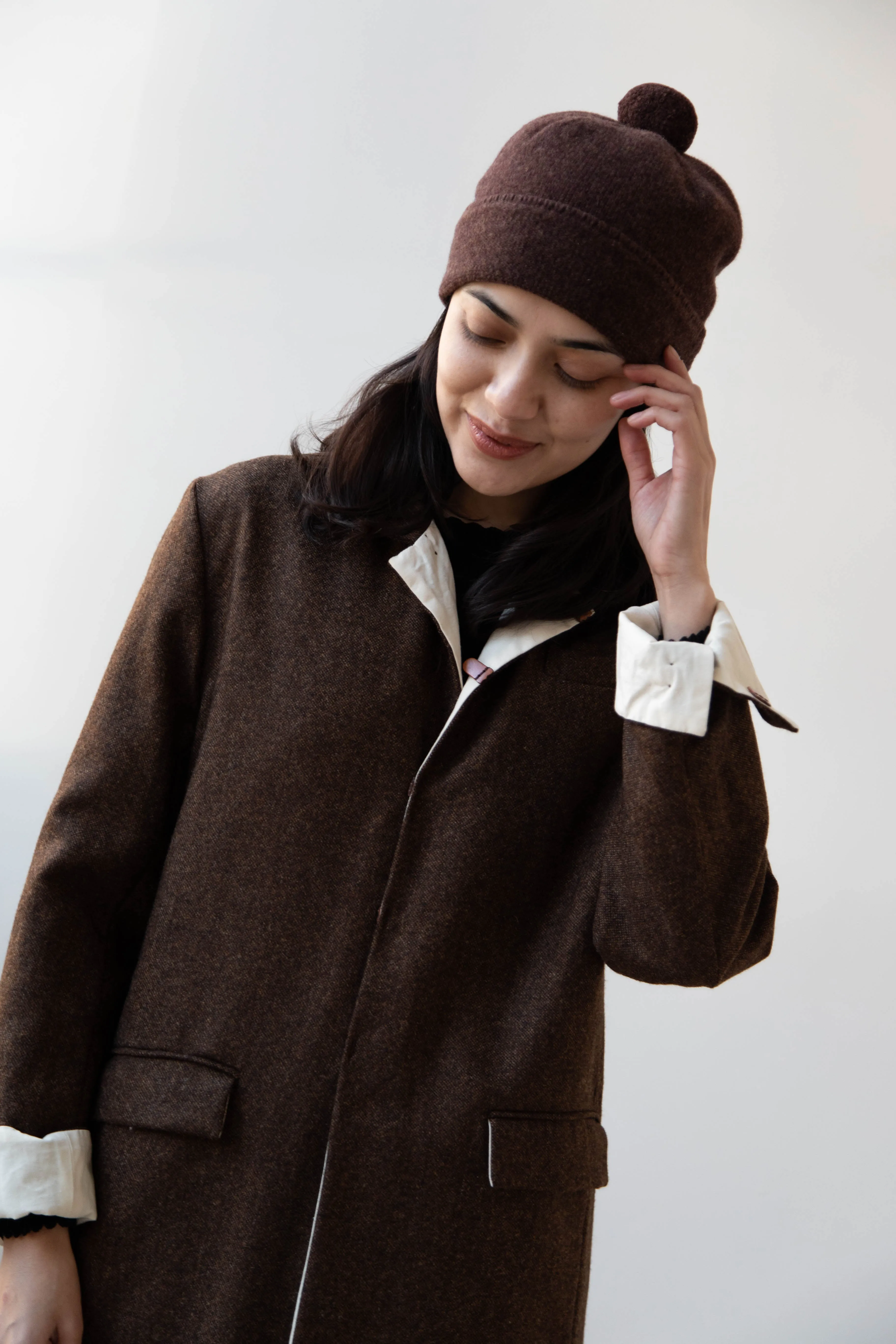 Risa Nakamura | Coat F in Chetsnut Brown