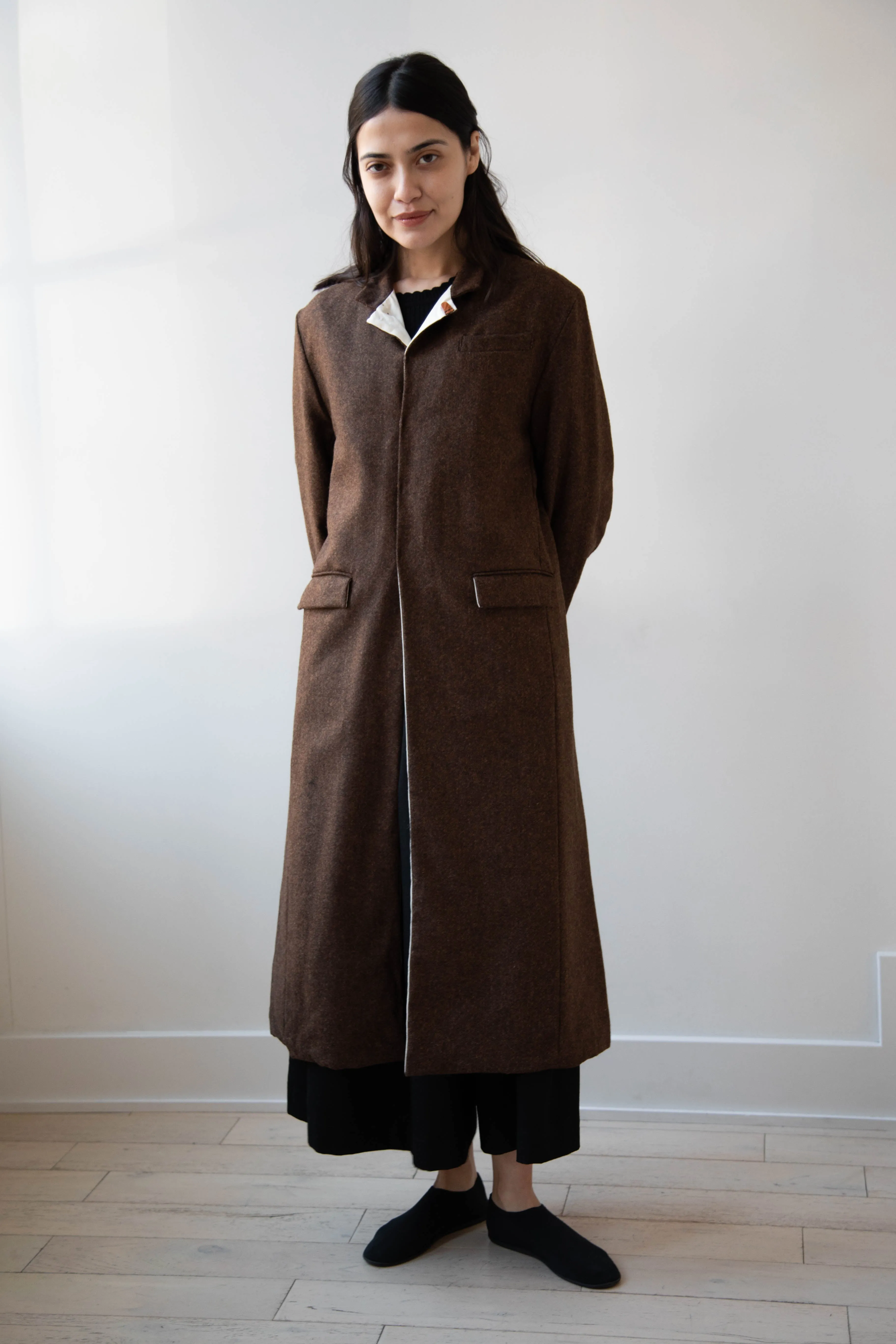 Risa Nakamura | Coat F in Chetsnut Brown