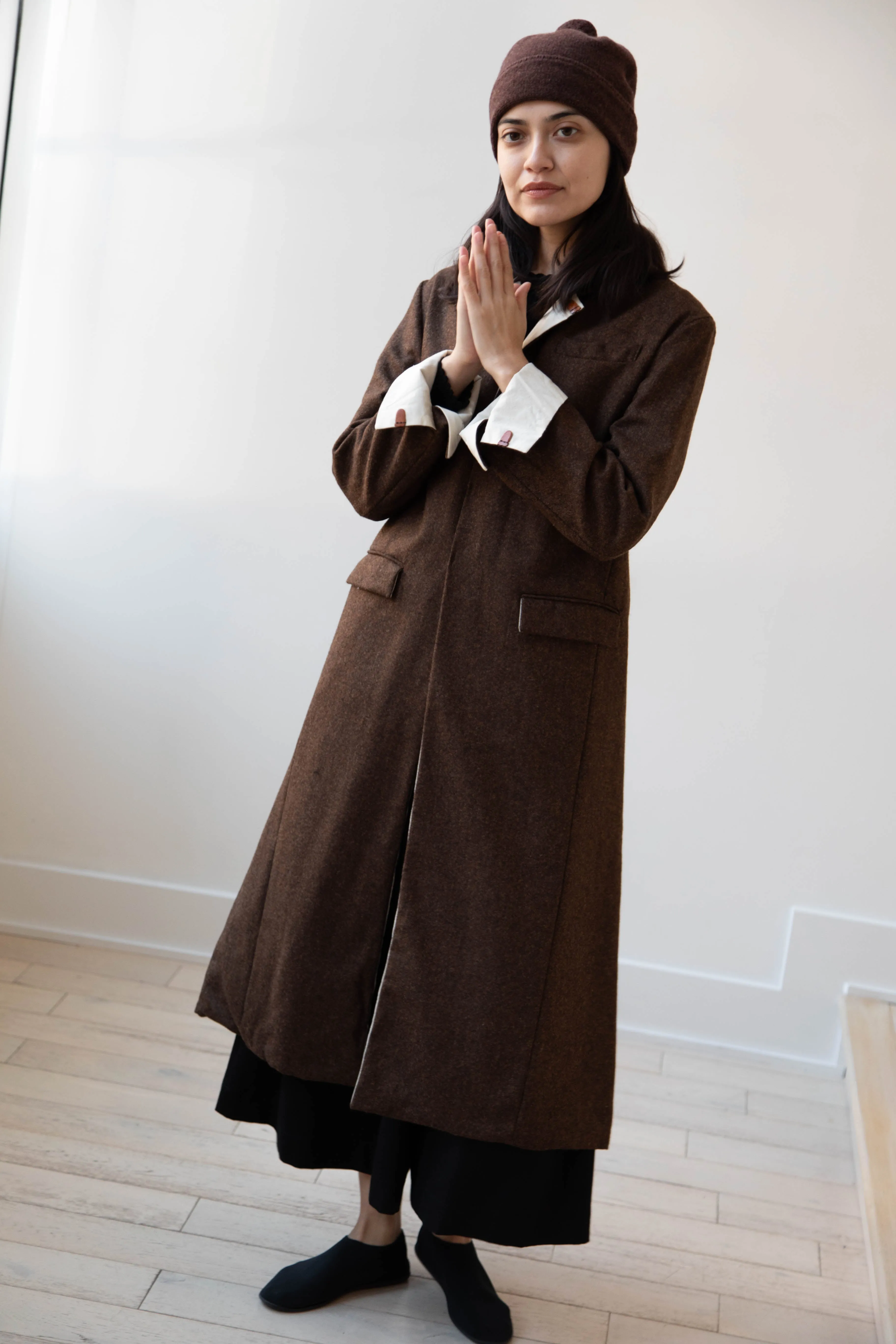 Risa Nakamura | Coat F in Chetsnut Brown