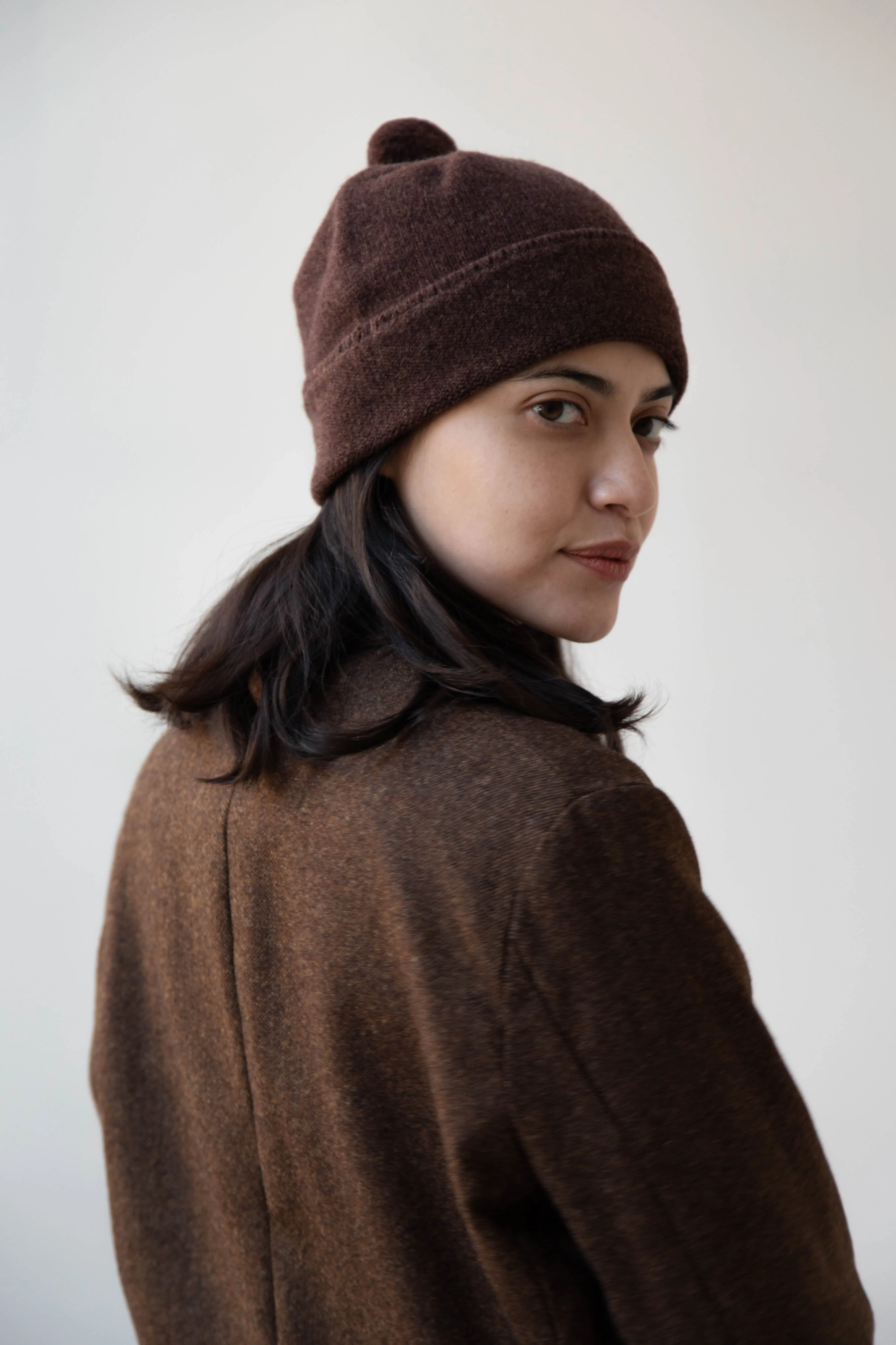 Risa Nakamura | Coat F in Chetsnut Brown