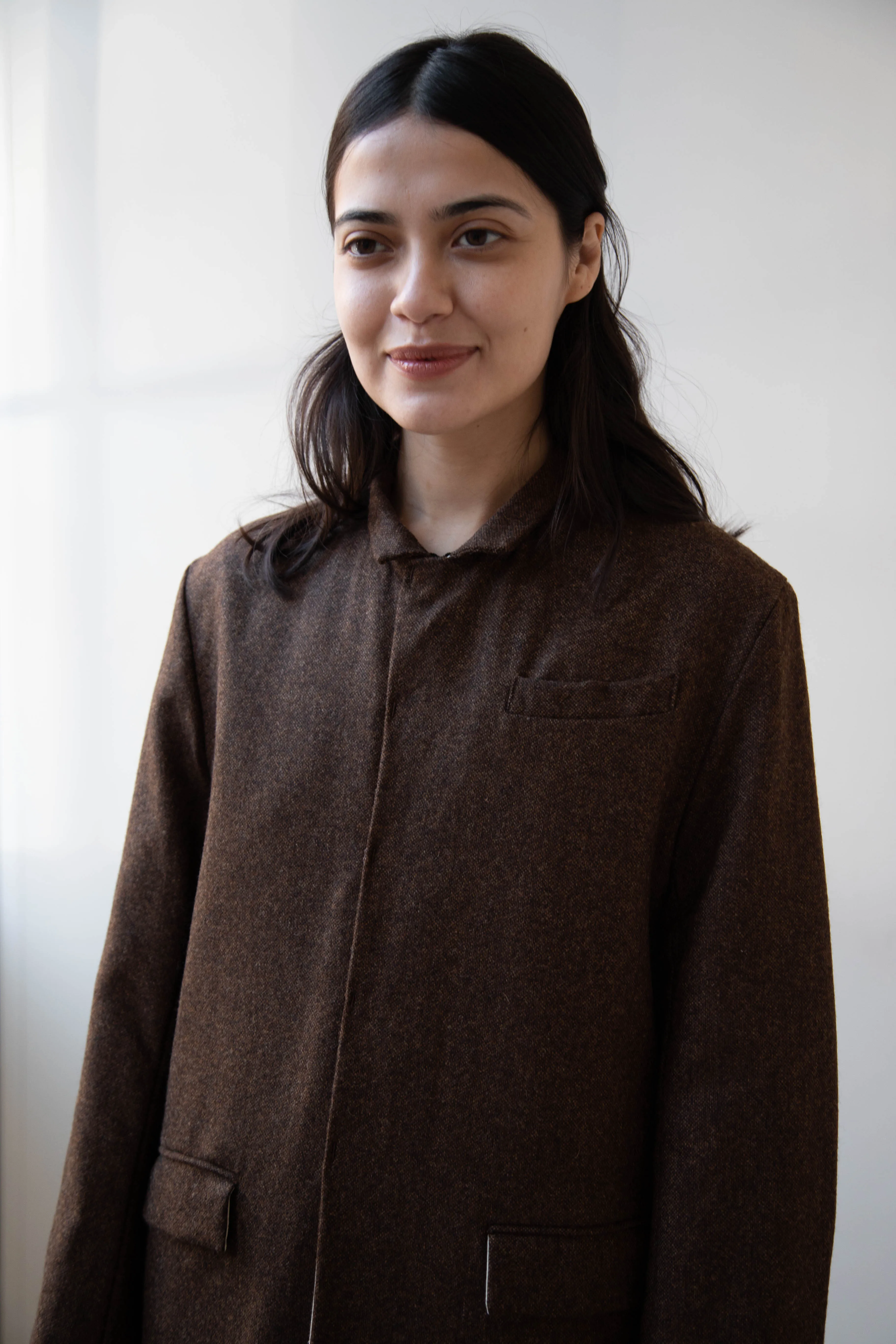 Risa Nakamura | Coat F in Chetsnut Brown