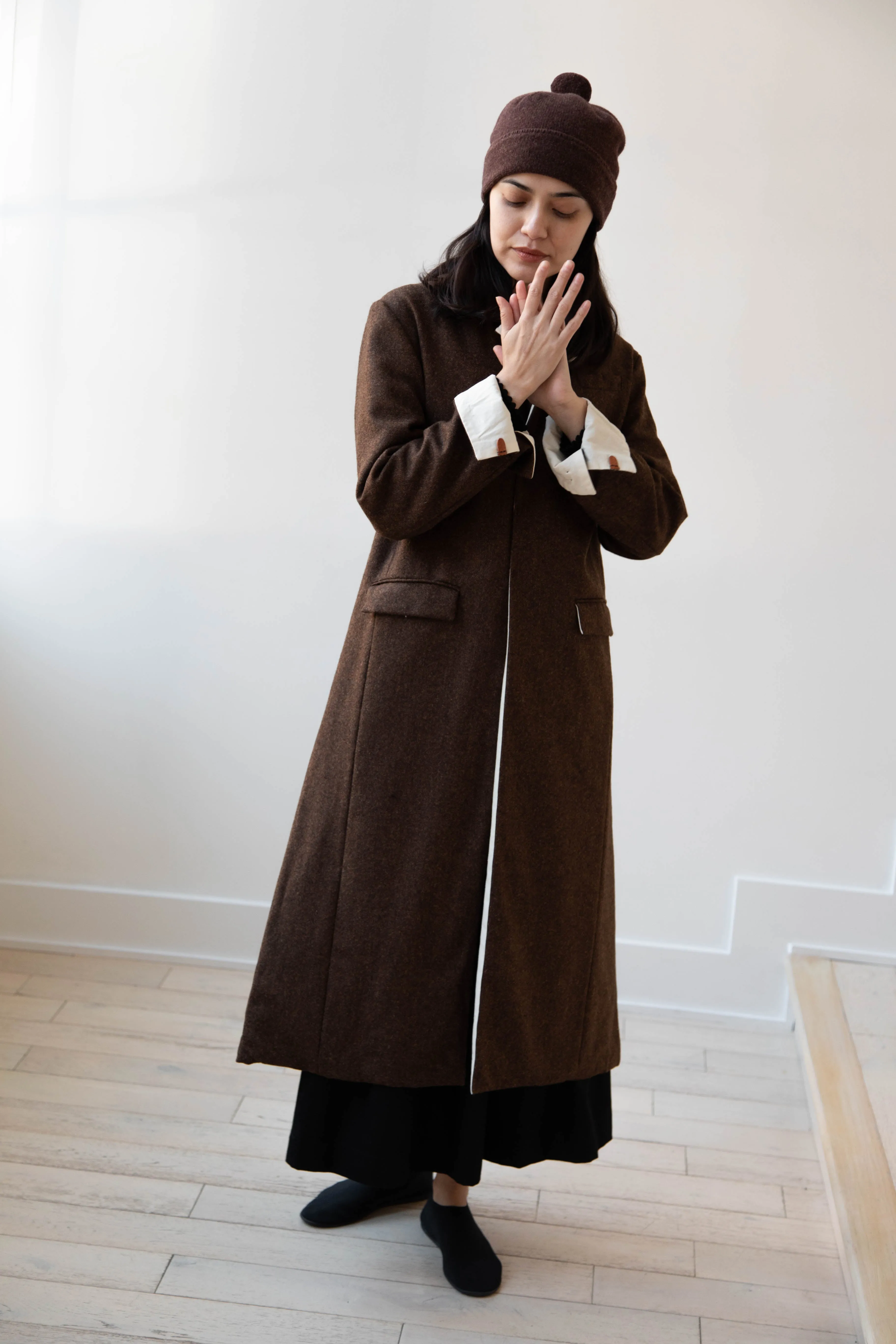Risa Nakamura | Coat F in Chetsnut Brown