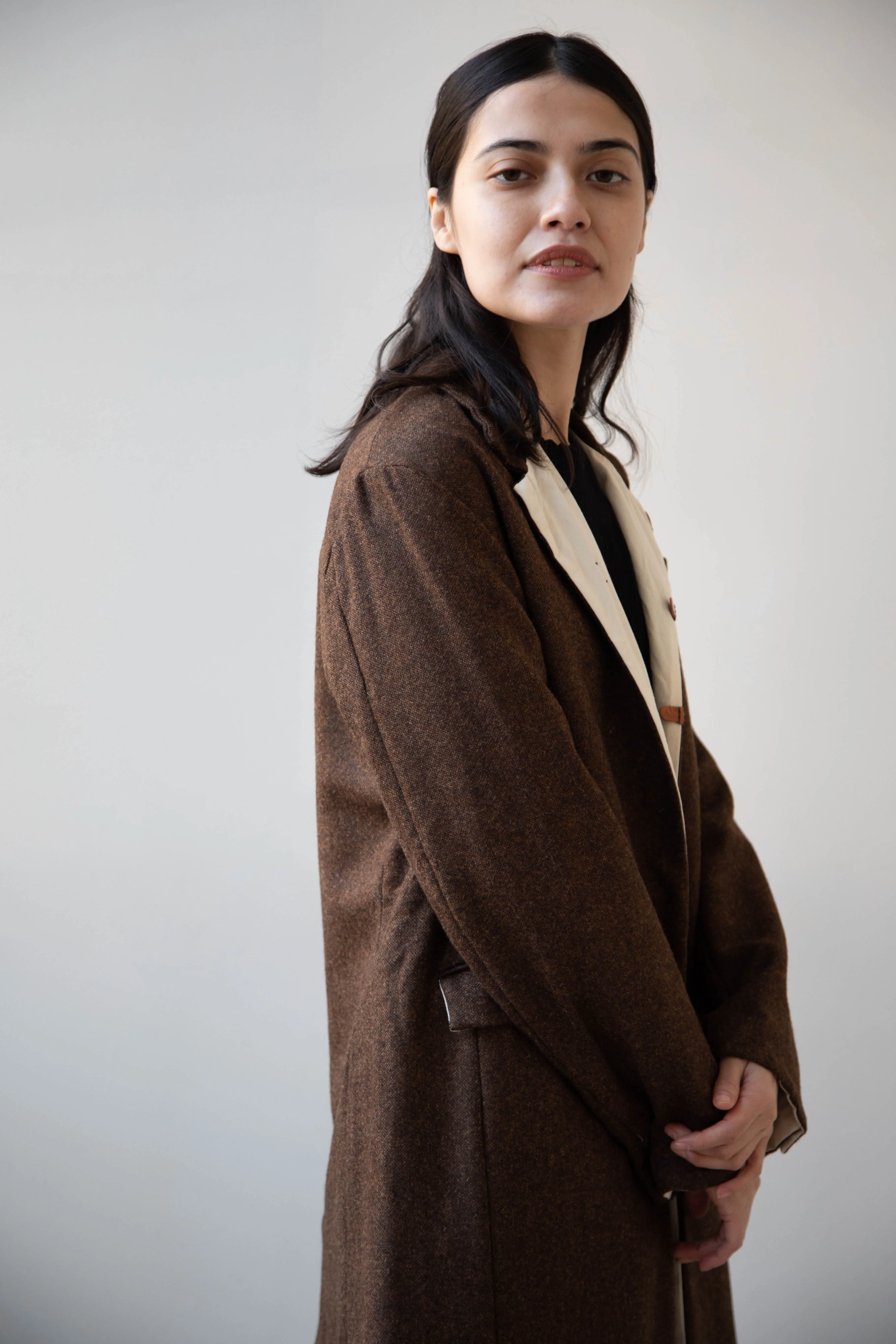 Risa Nakamura | Coat F in Chetsnut Brown