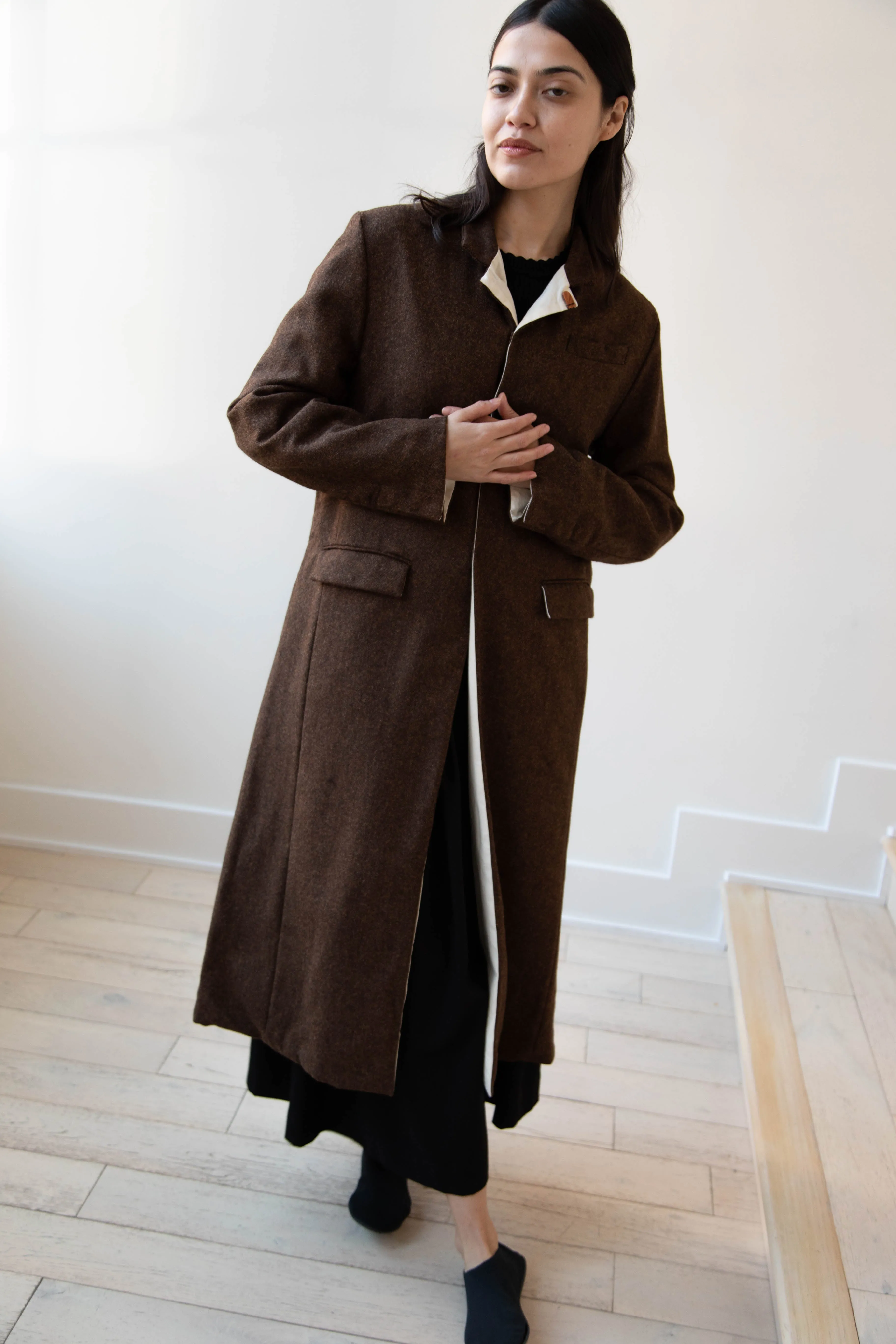 Risa Nakamura | Coat F in Chetsnut Brown