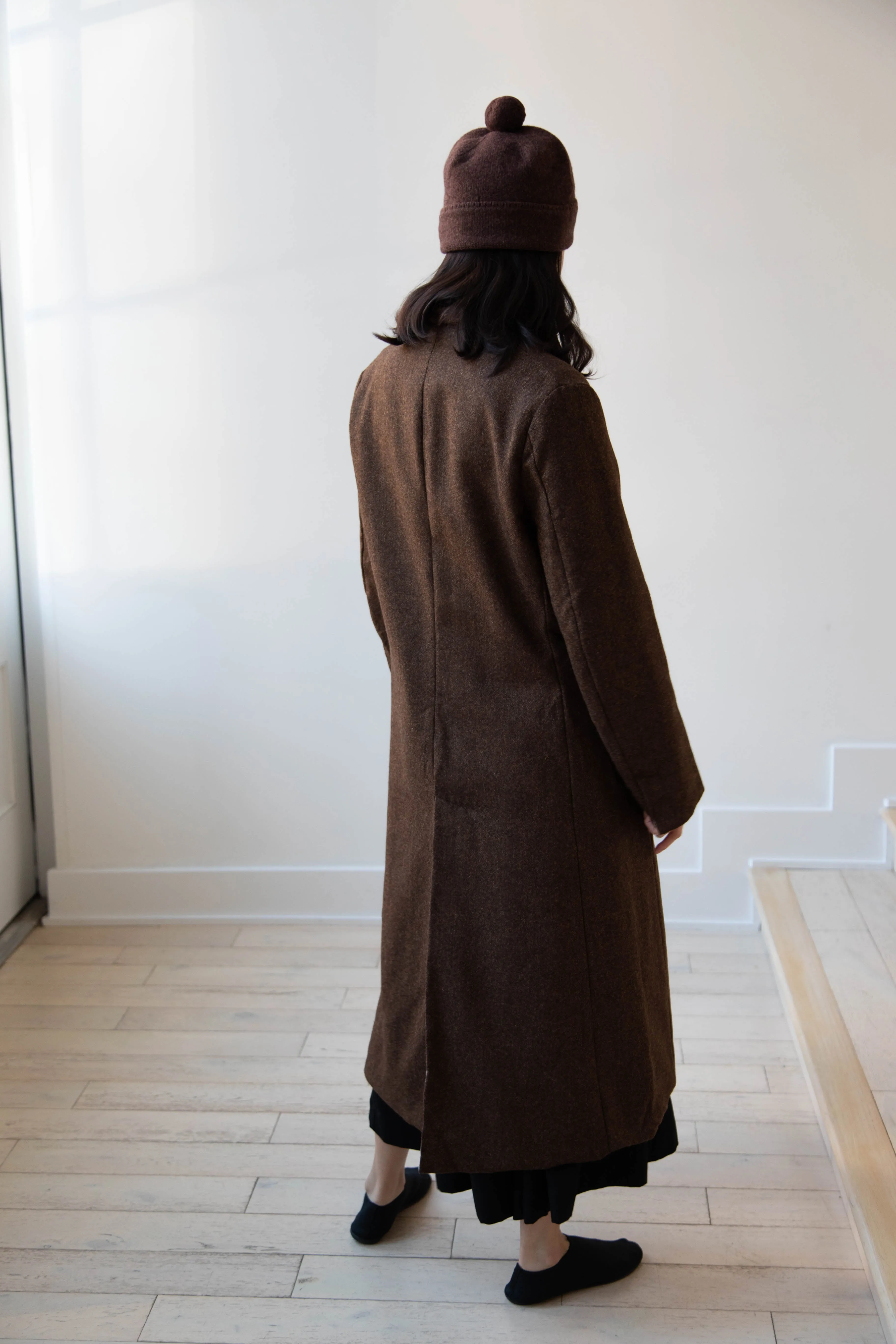 Risa Nakamura | Coat F in Chetsnut Brown