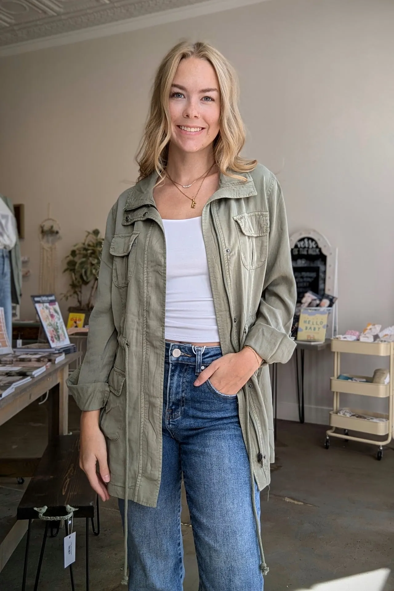 RN Tencel Anorak Jacket