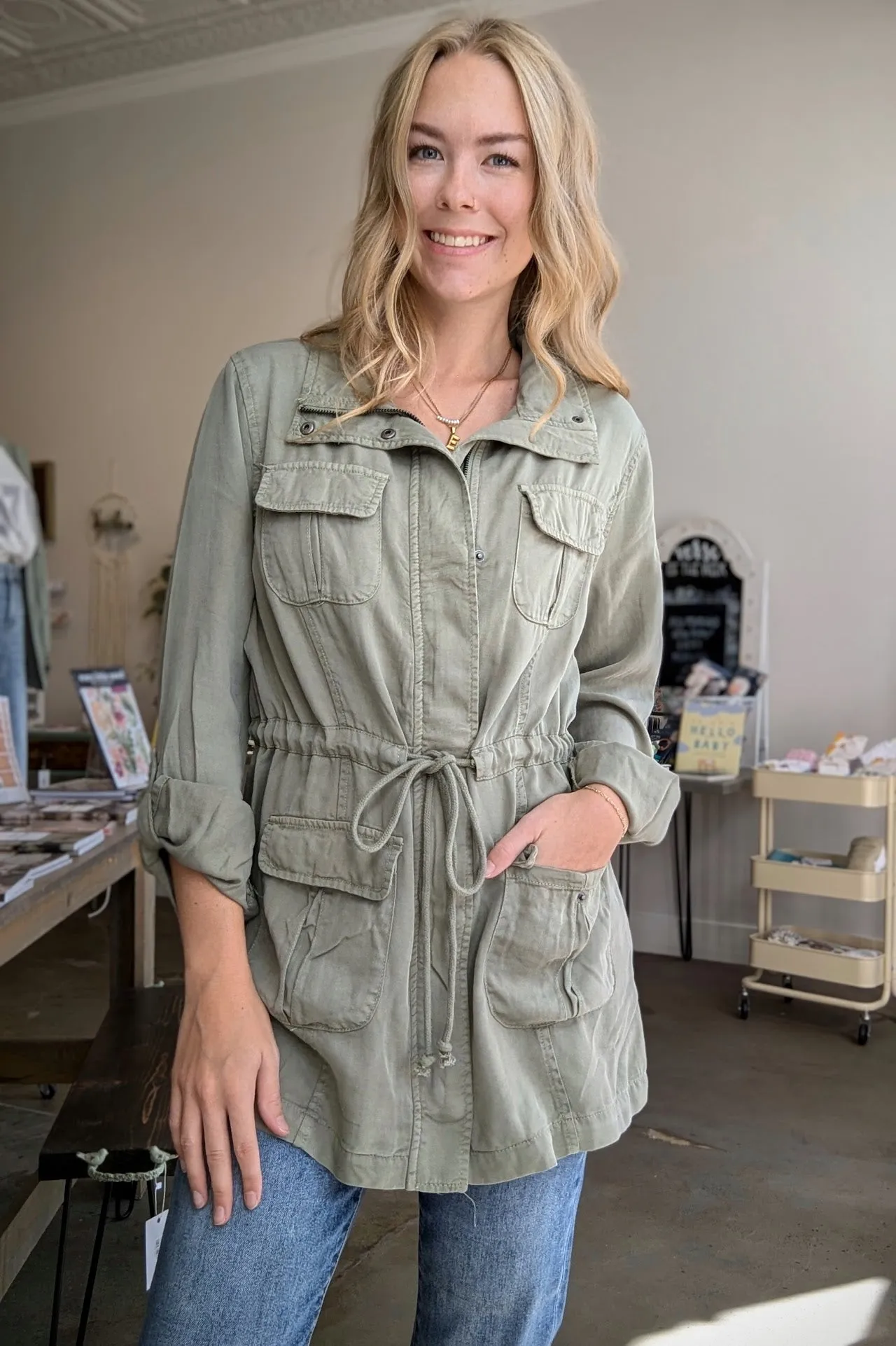 RN Tencel Anorak Jacket