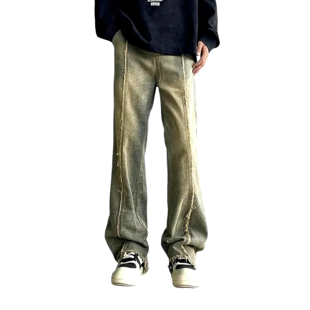 Roomy bootcut men's jeans
