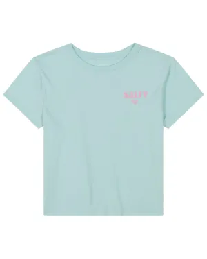 Roxy Girls Salty Stack Tee-Icy Morning