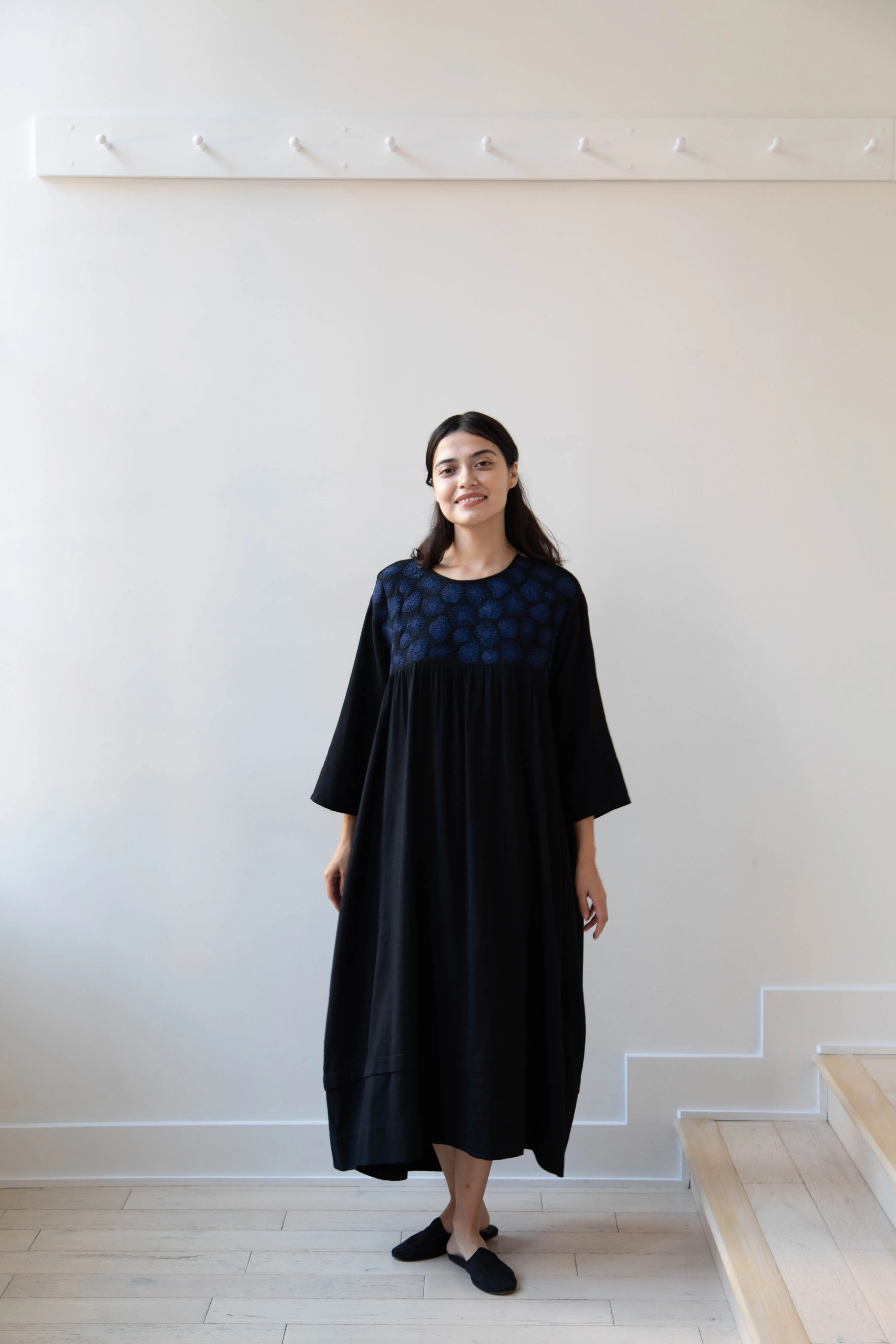 Rubia & Neel | Ginger Dress in Black & Indigo