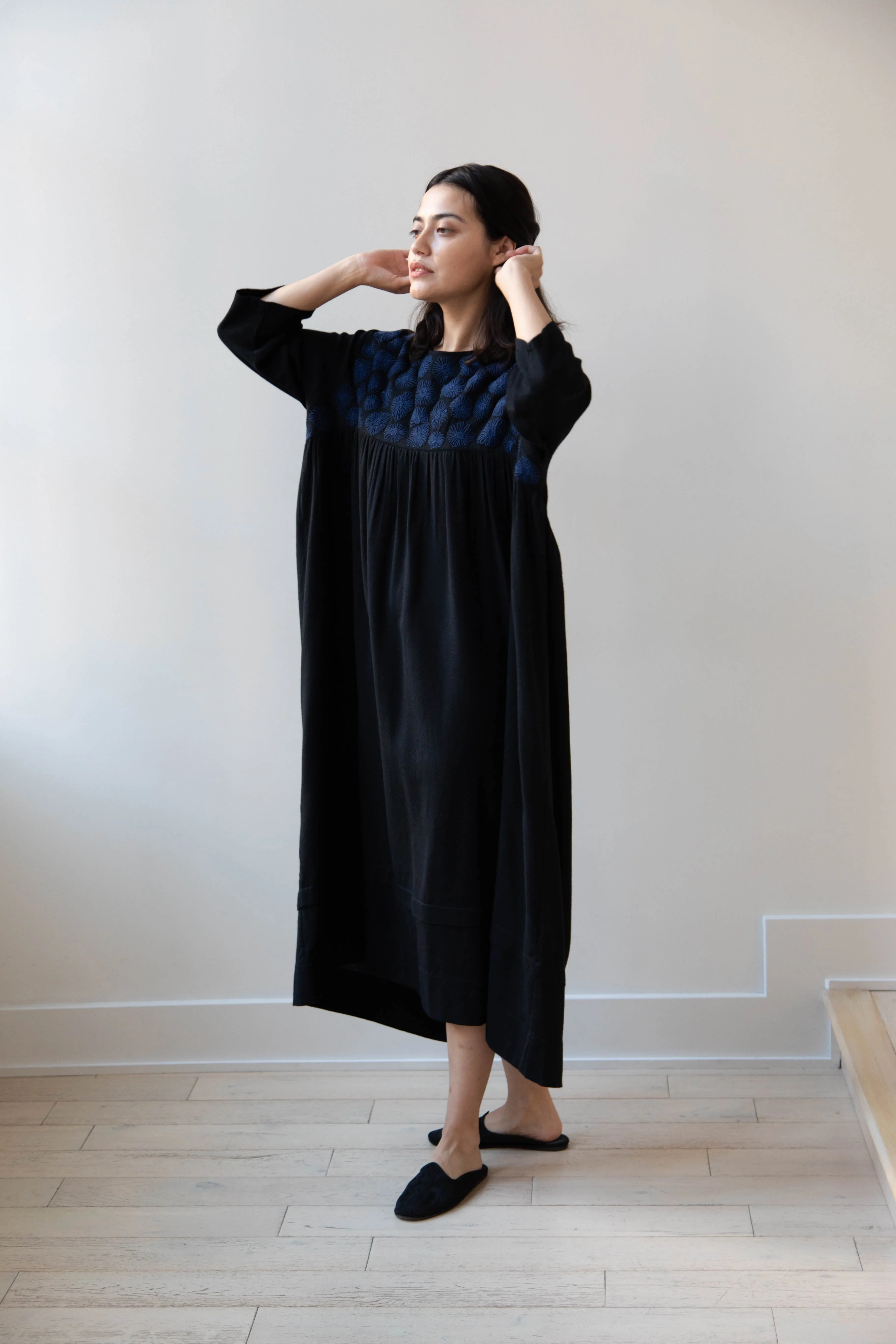 Rubia & Neel | Ginger Dress in Black & Indigo