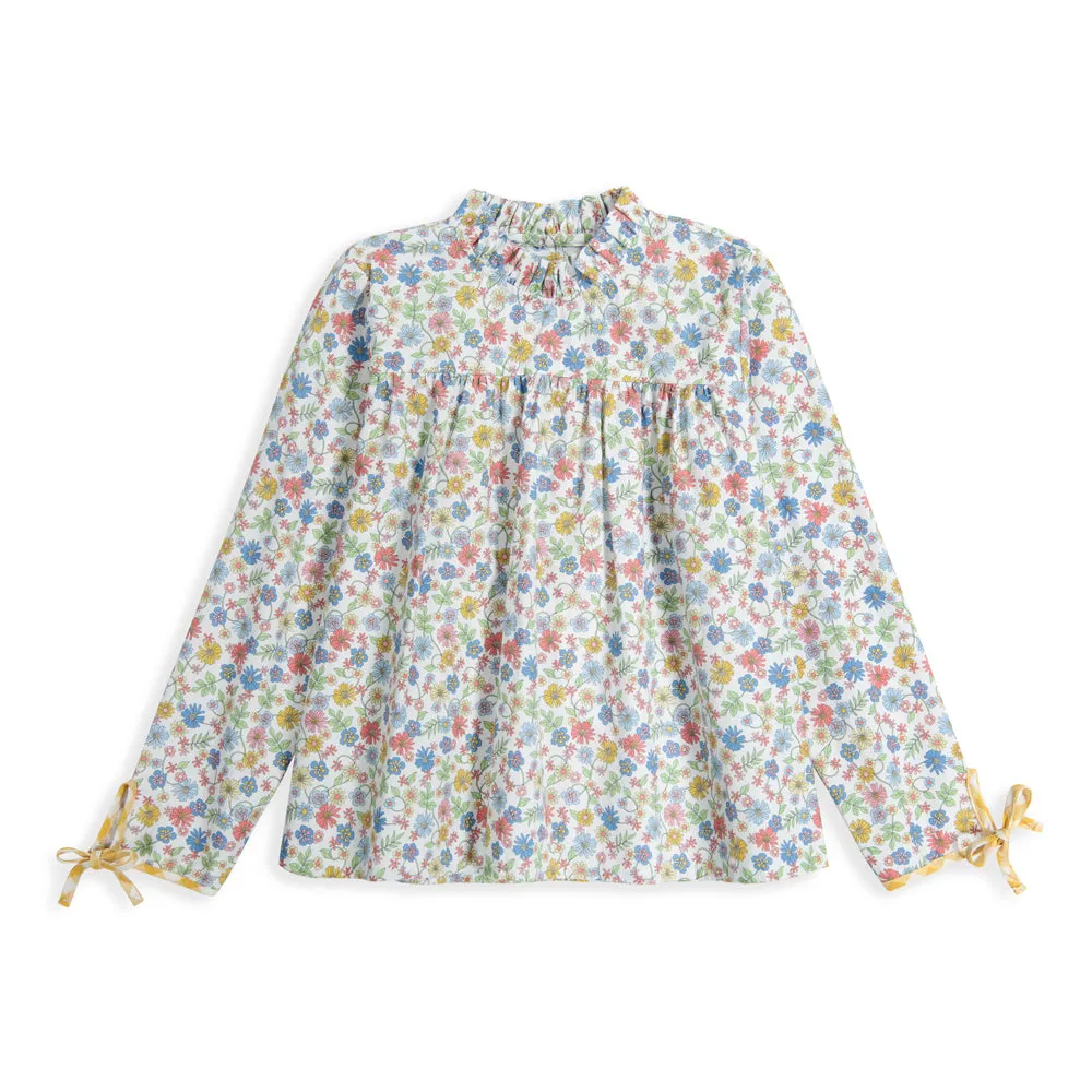 Ruffled Turner Blouse